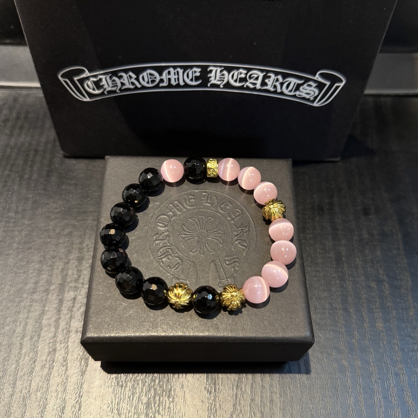 新款【专柜品质】Chrome Hearts克罗心 经典复古多元素手串手链 ，快手/ins/小红书热门，凹