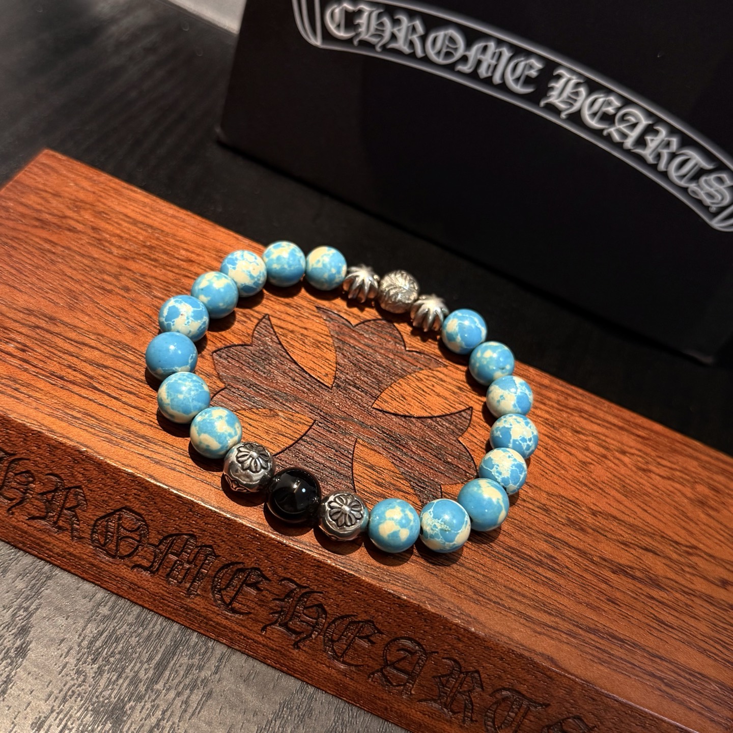 新款【专柜品质】Chrome Hearts克罗心 经典复古多元素手串手链 ，快手/ins/小红书热门，凹