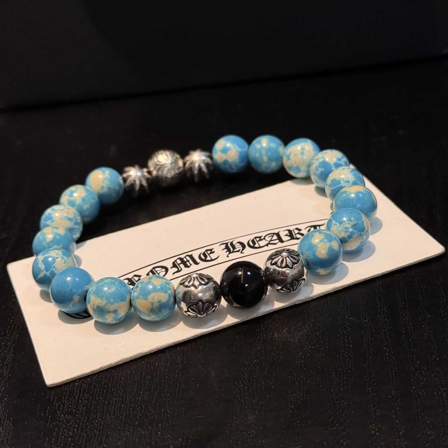 新款【专柜品质】Chrome Hearts克罗心 经典复古多元素手串手链 ，快手/ins/小红书热门，凹
