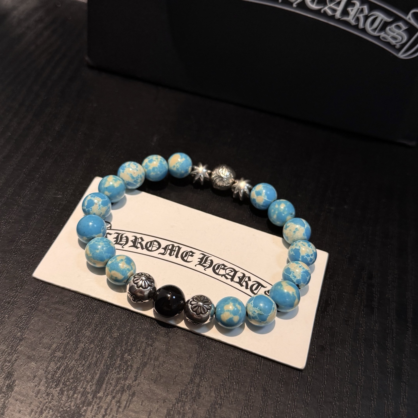 新款【专柜品质】Chrome Hearts克罗心 经典复古多元素手串手链 ，快手/ins/小红书热门，凹