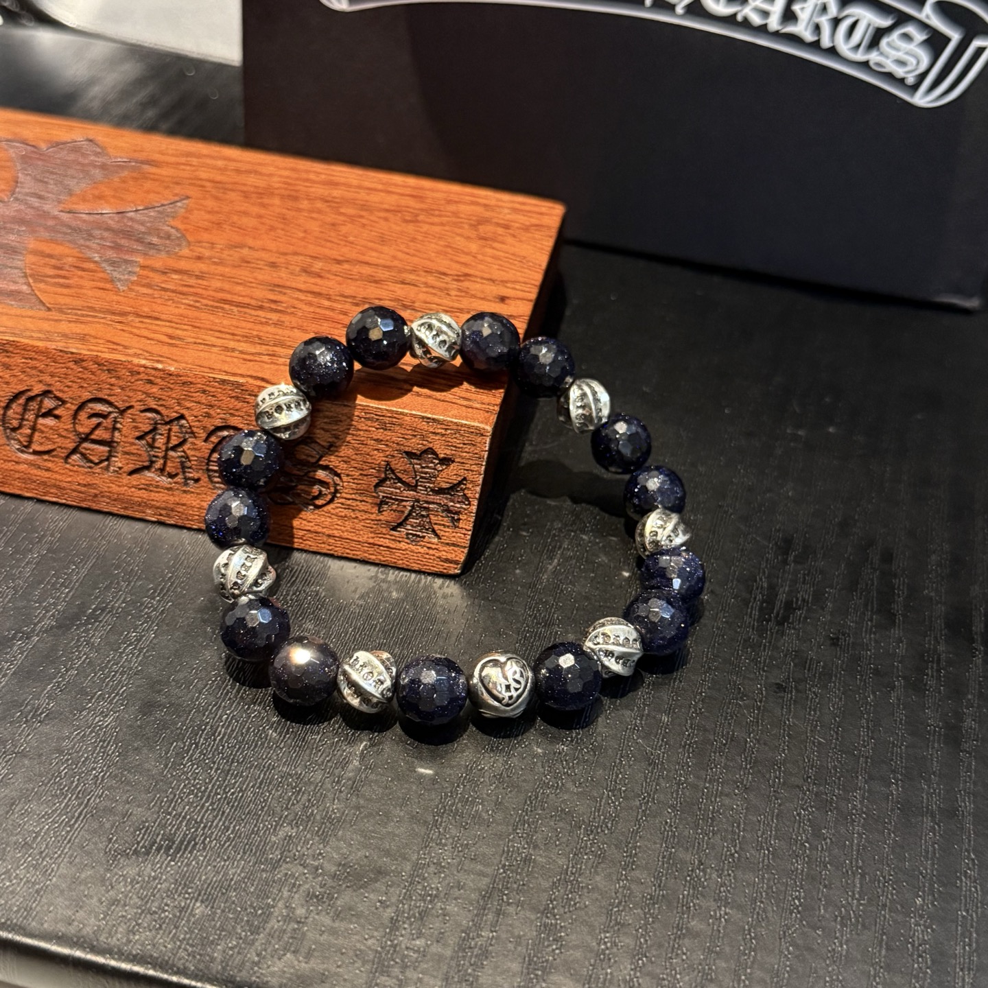 新款【专柜品质】Chrome Hearts克罗心 经典复古多元素手串手链 ，快手/ins/小红书热门，凹