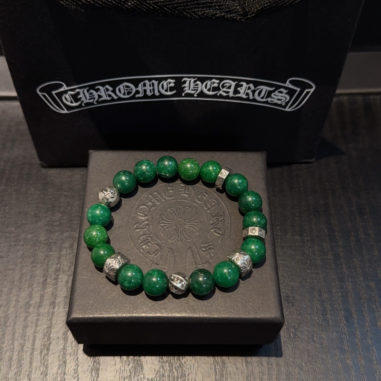 新款【专柜品质】Chrome Hearts克罗心 经典复古多元素手串手链 ，快手/ins/小红书热门，凹
