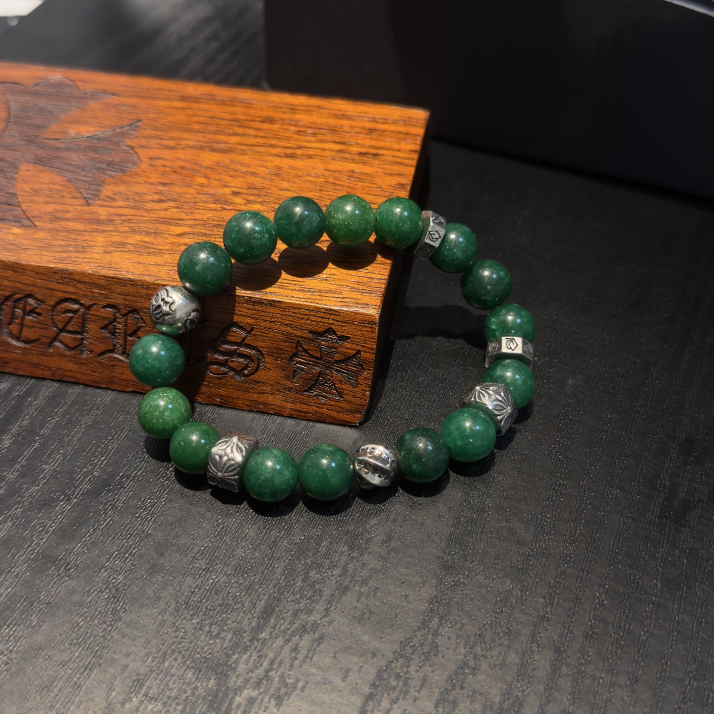 新款【专柜品质】Chrome Hearts克罗心 经典复古多元素手串手链 ，快手/ins/小红书热门，凹