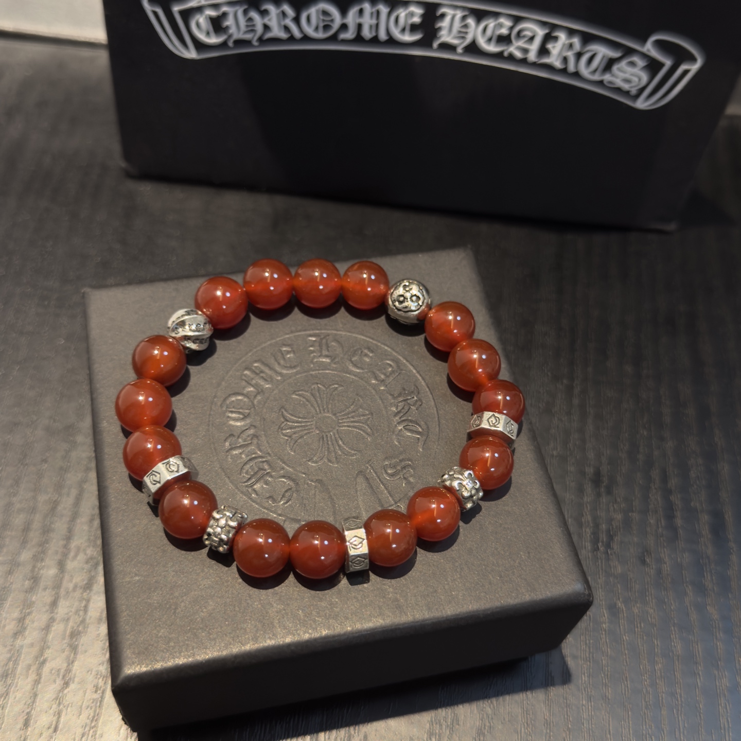 新款【专柜品质】Chrome Hearts克罗心 经典复古多元素手串手链 ，快手/ins/小红书热门，凹