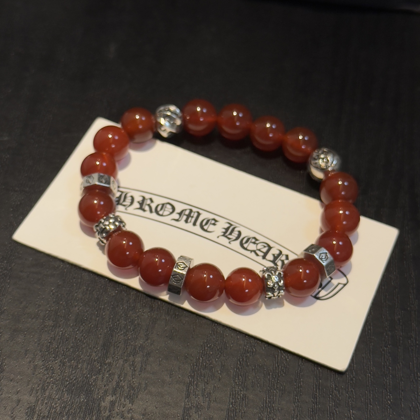 新款【专柜品质】Chrome Hearts克罗心 经典复古多元素手串手链 ，快手/ins/小红书热门，凹