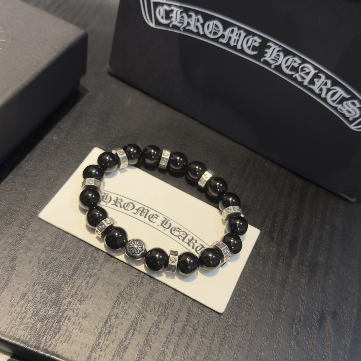 新款【专柜品质】Chrome Hearts克罗心 经典复古多元素手串手链 ，快手/ins/小红书热门，凹