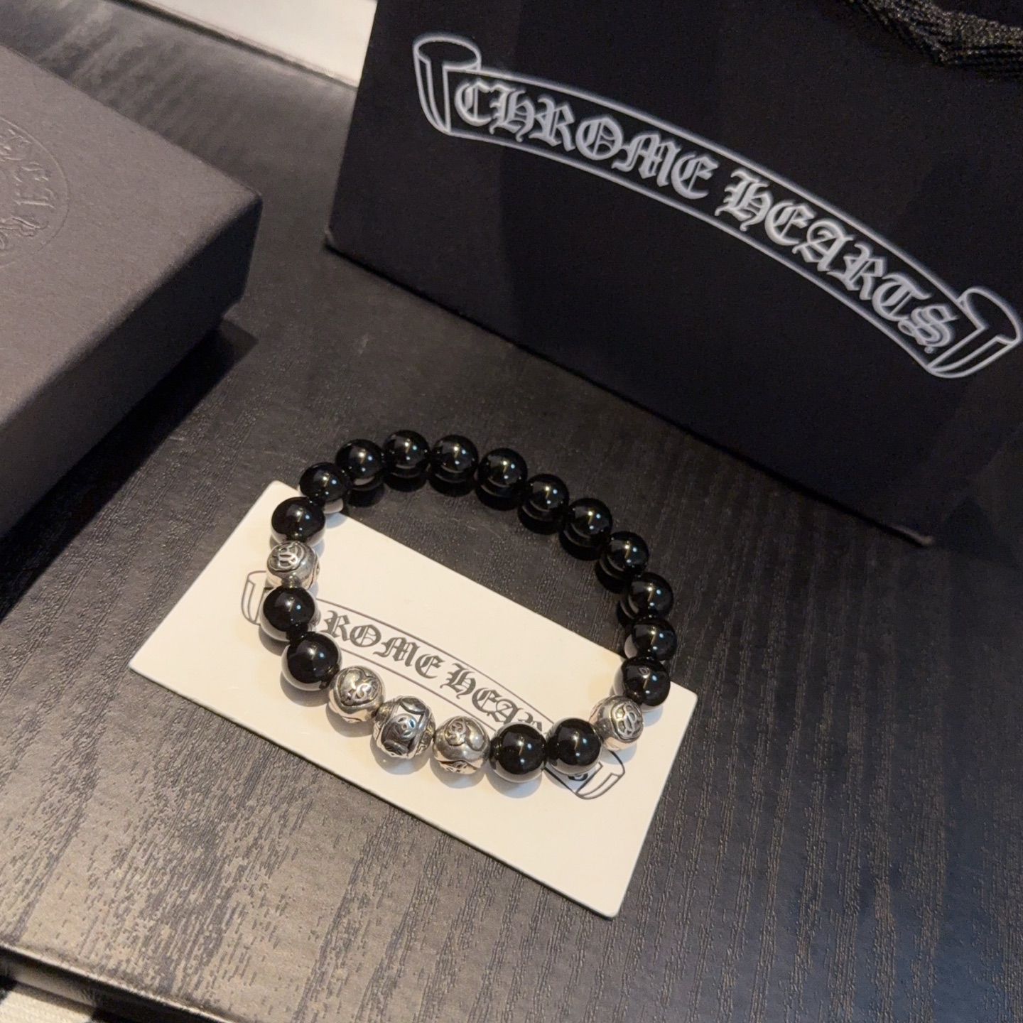新款【专柜品质】Chrome Hearts克罗心 经典复古多元素手串手链 ，快手/ins/小红书热门，凹