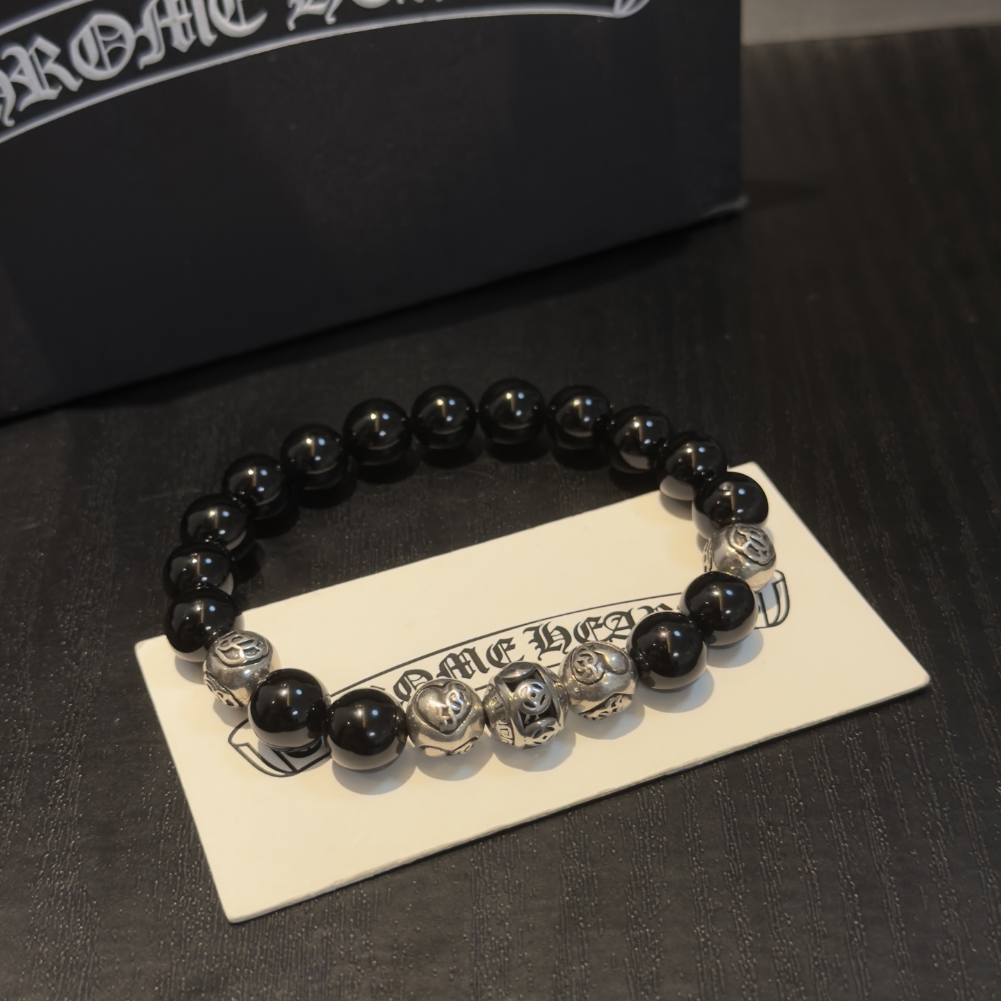 新款【专柜品质】Chrome Hearts克罗心 经典复古多元素手串手链 ，快手/ins/小红书热门，凹