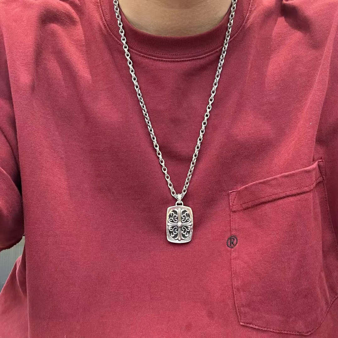 NO:380348,【Chrome Hearts】Original replica Seiko version Classic retro cross tag necklace Super versatile classic hits, jewelry boutique, chrome hearts, chrome hearts, necklace19860909【Chrome Hearts克罗心】原版复刻 精工版本 经典复古十字架吊牌项链 超级百搭 经典爆款,饰品精品,chrome hearts,chrome hearts,necklace,Jewelry