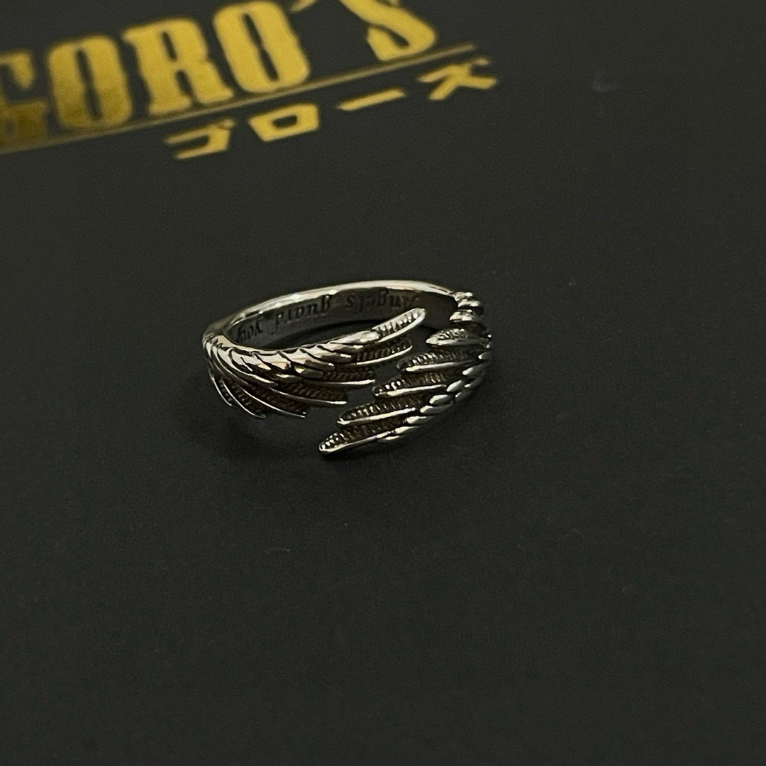 NO:381300,Comment [New Products on Shelves] Goro Takahashi Goro Wing Ring, Top Version, Accepted Exclusive Shot, Focus on the High-end Market, Absolutely Different from the Ordinary Version!  The details of the picture product are consistent with ZP!  Original production process, precision quality, purely handmade, authentic model opening, fashion essential, both men and women can wear, same couple style, rock punk silver style, retro elements, trendy and versatile, same style on the official website, fine jewelry, ring19860909批【新品上架】Goro’s高桥吾郎翅膀戒指,顶级版本 认准独家拍摄 主攻高端市场 绝对区别普通版本！图片产品细节与ZP一致！原版制作工艺 精工品质 纯手工打造 ～正品开模潮流时尚必备 男女均可佩戴 情侣款同款 摇滚朋克泰银风格 复古元素 潮流百搭 官网同款,饰品精品,ring,Jewelry
