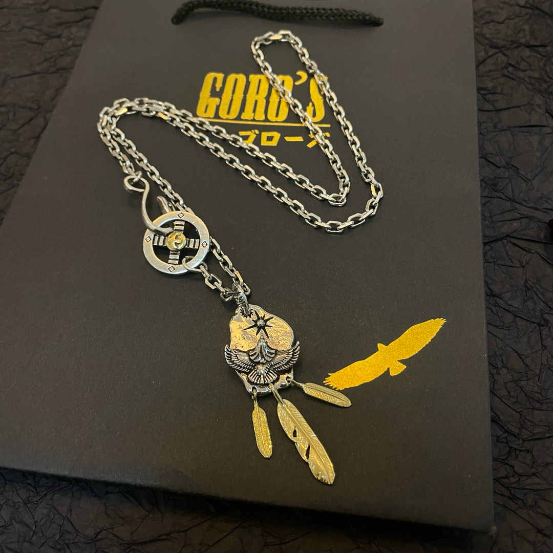 Goro's 新品上架Goro’s高桥吾郎老鹰羽毛项链