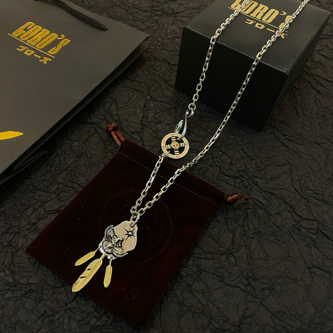 Goro's 新品上架Goro’s高桥吾郎老鹰羽毛项链