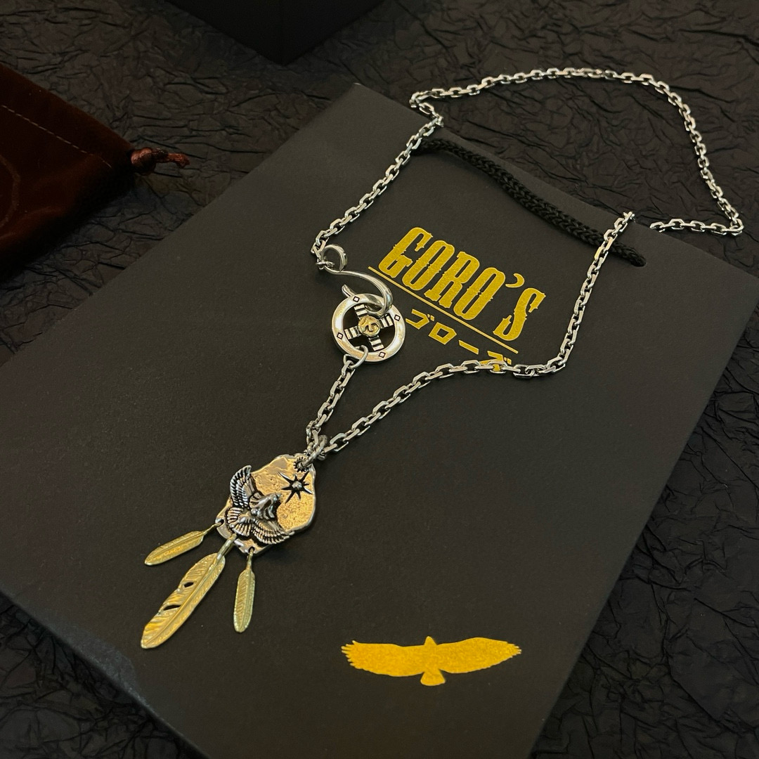 Goro's 新品上架Goro’s高桥吾郎老鹰羽毛项链