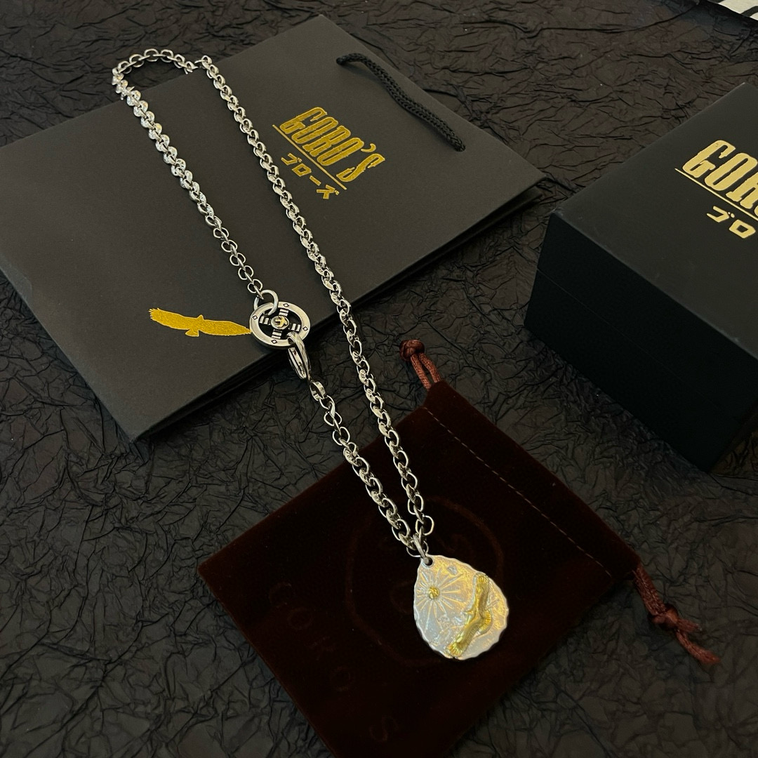 Goro's 新品上架Goro’s高桥吾郎银牌老鹰吊坠 高桥 字母项链 认准独家拍摄 主攻高端市场