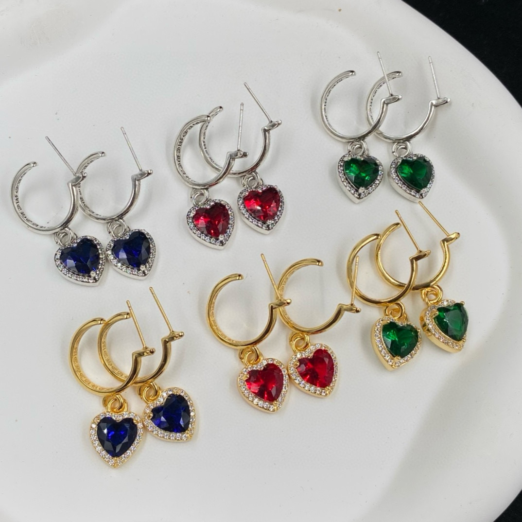 NO:556689,Chrome Hearts new style earrings are the first choice for fashion, they can also be worn, they are fashionable and versatile. There are many styles to choose from, fine jewelry, chrome hearts19860909克罗心 新款耳钉 时尚首选,也可当佩戴,时尚百搭.多款可选,饰品精品,chrome hearts,Jewelry