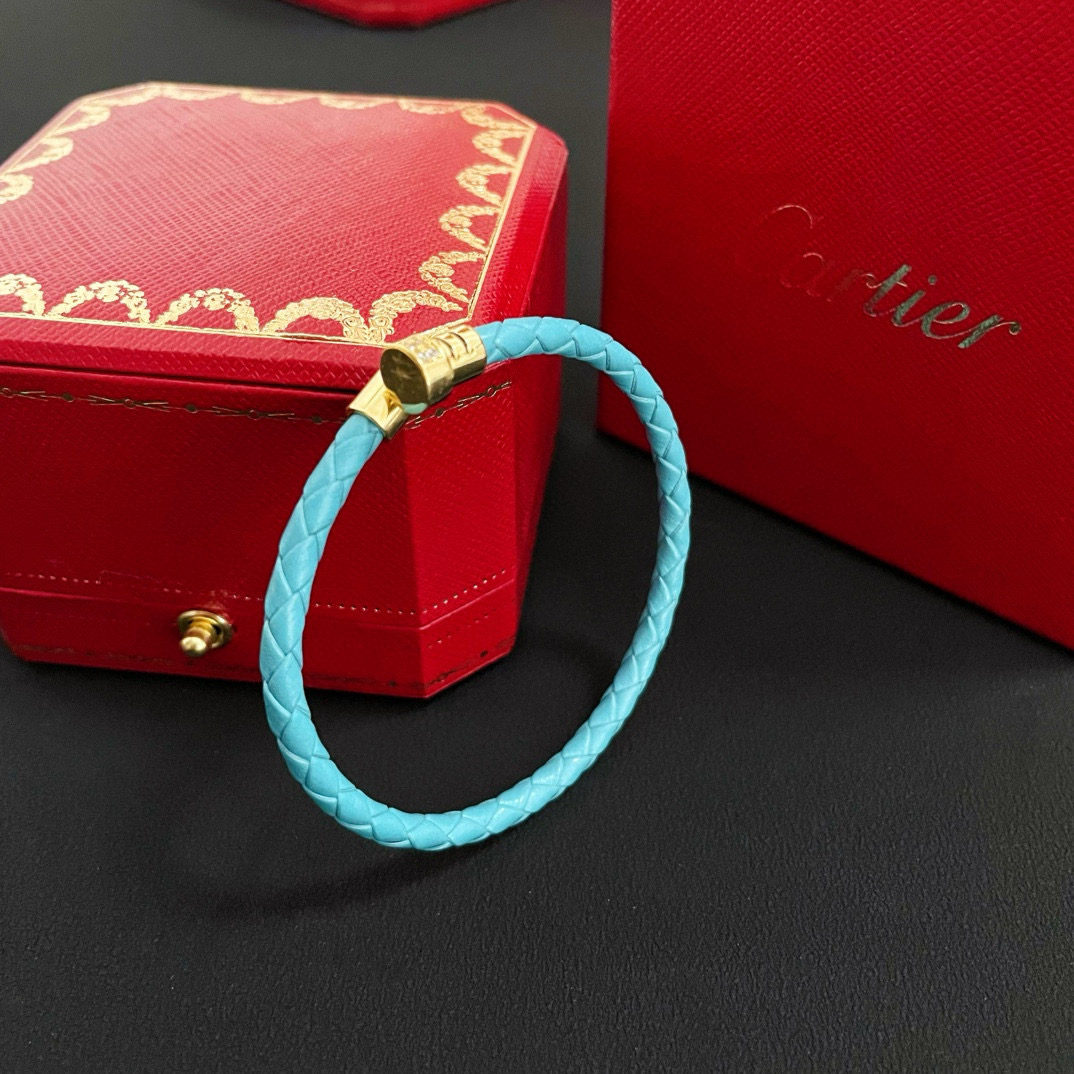 Cartier 卡地亚钉子镶钻手镯 明星 小红书抖音