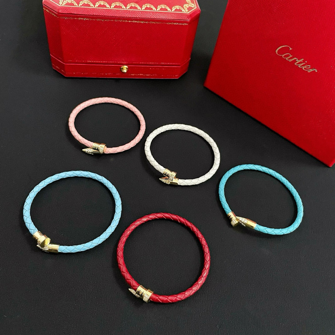 Cartier 卡地亚钉子镶钻手镯 明星 小红书抖音