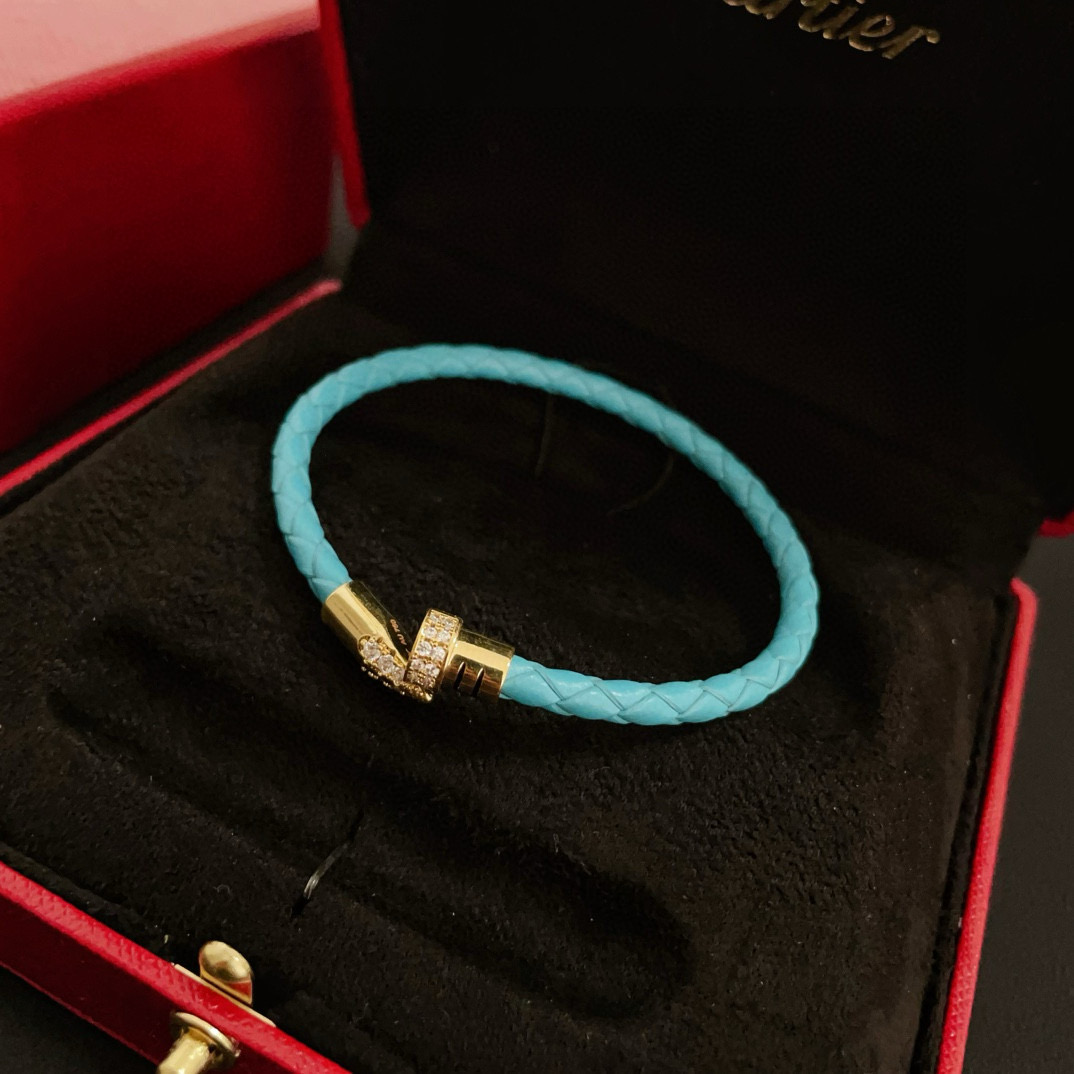 Cartier 卡地亚钉子镶钻手镯 明星 小红书抖音
