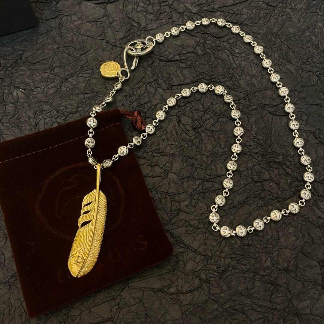 Goro's 新品上架Goro’s高桥吾郎 黄金色羽毛吊坠