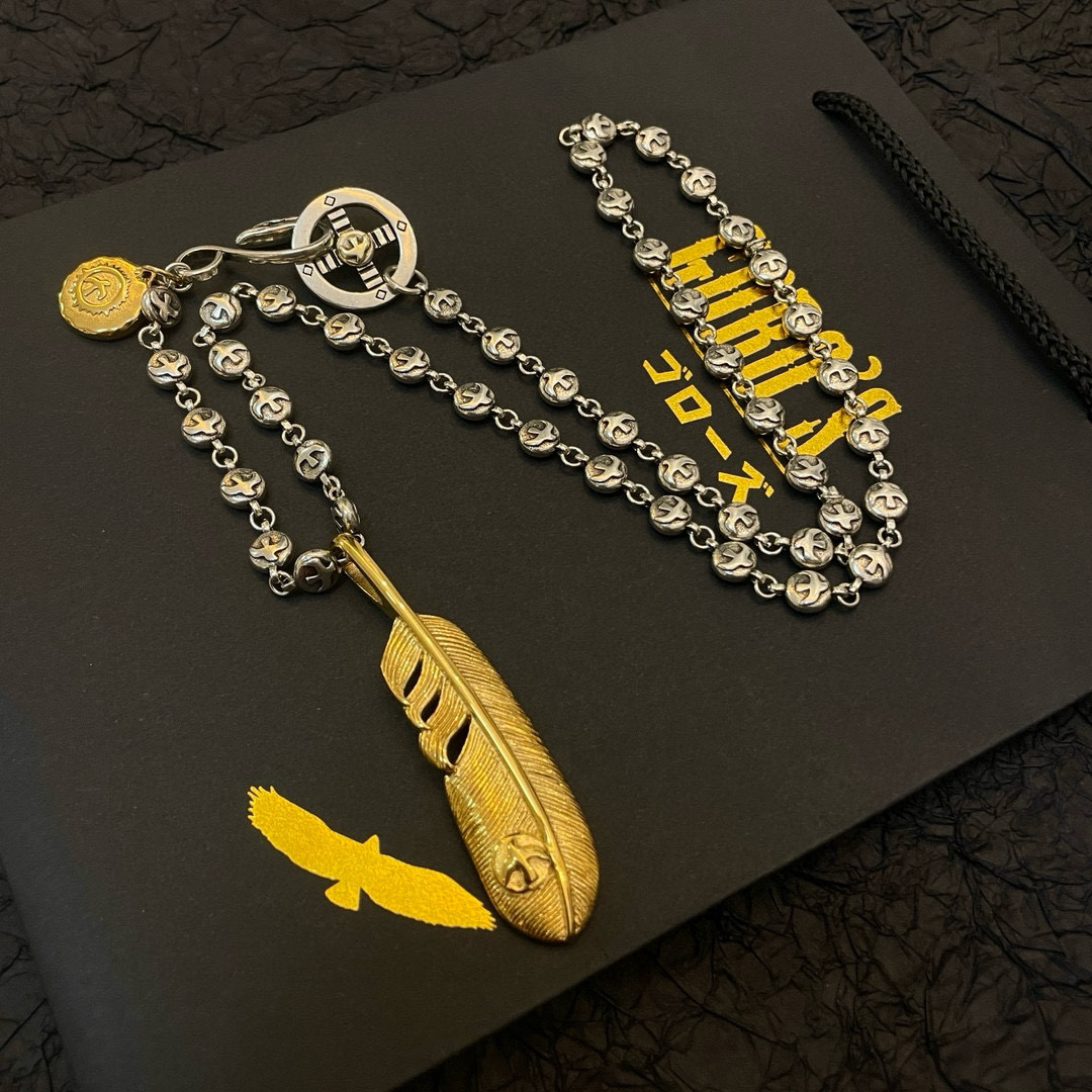 Goro's 新品上架Goro’s高桥吾郎 黄金色羽毛吊坠
