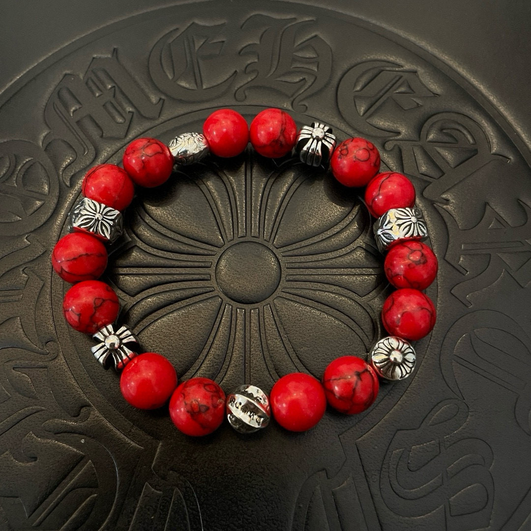 NO:678699,New [counter quality] Chrome Hearts classic retro multi-element red turquoise bracelet, popular on Kuaishou/ins/Xiaohongshu, the different concave and convex shapes are different in pattern design style. The cross scout flower is the symbol of Chrome Hearts, so it is more durable. Genuine pattern-printing Chrome Hearts distinguishes the ordinary light version in the market. Match the standard quality. Look at the printing details. The degree of retro gray oxidation. Seiko version!  , jewelry boutique, chrome hearts, chrome hearts, bracelet19860909新款【专柜品质】Chrome Hearts克罗心 经典复古多元素红松石手串手链 ,快手/ins/小红书热门,凹凸造型不同的花纹设计风格呈现出与众不同 十字架童军花是克罗心的标志 所以更经久不衰 正品打版Chrome Hearts克罗心 区别市场普通轻版 对版对标品质 看字印细节 复古做旧灰氧程度.精工版本！,饰品精品,chrome hearts,chrome hearts,bracelet,Jewelry
