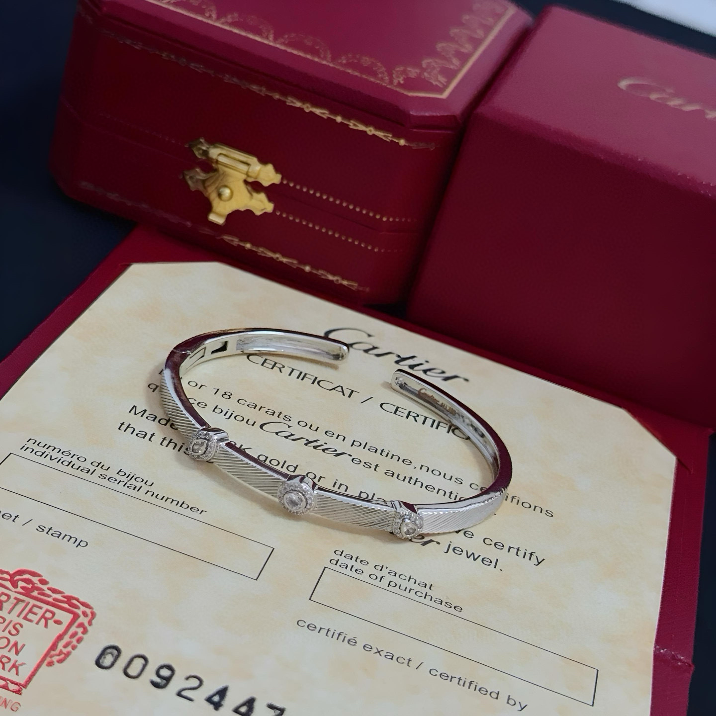 Cartier 卡地亚love镶钻手镯 高端定制版本