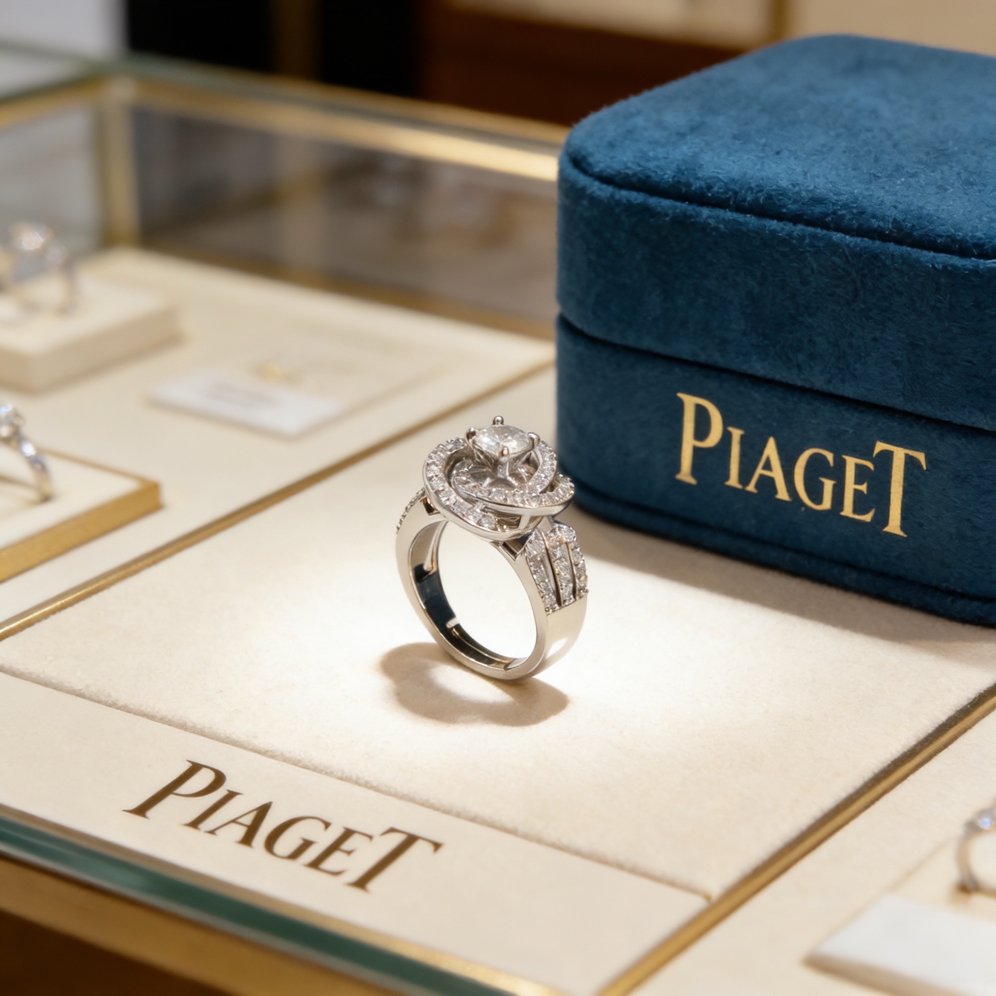 NO:725148,Piaget ring, high-end customized version, inlaid with diamonds, made of V gold, showing luxury in every detail. The metal texture and texture complement each other, shining under the light, reflecting the luxury and elegance., jewelry boutique, Piaget, ring19860909Piaget伯爵戒指,高端定制版本 镶嵌钻工艺 ,V金材质 ,细节处尽显奢华.金属质感与纹理相互映衬,光线之下,熠熠生辉,体现了奢华与典雅的气质.,饰品精品,piaget,ring,Jewelry