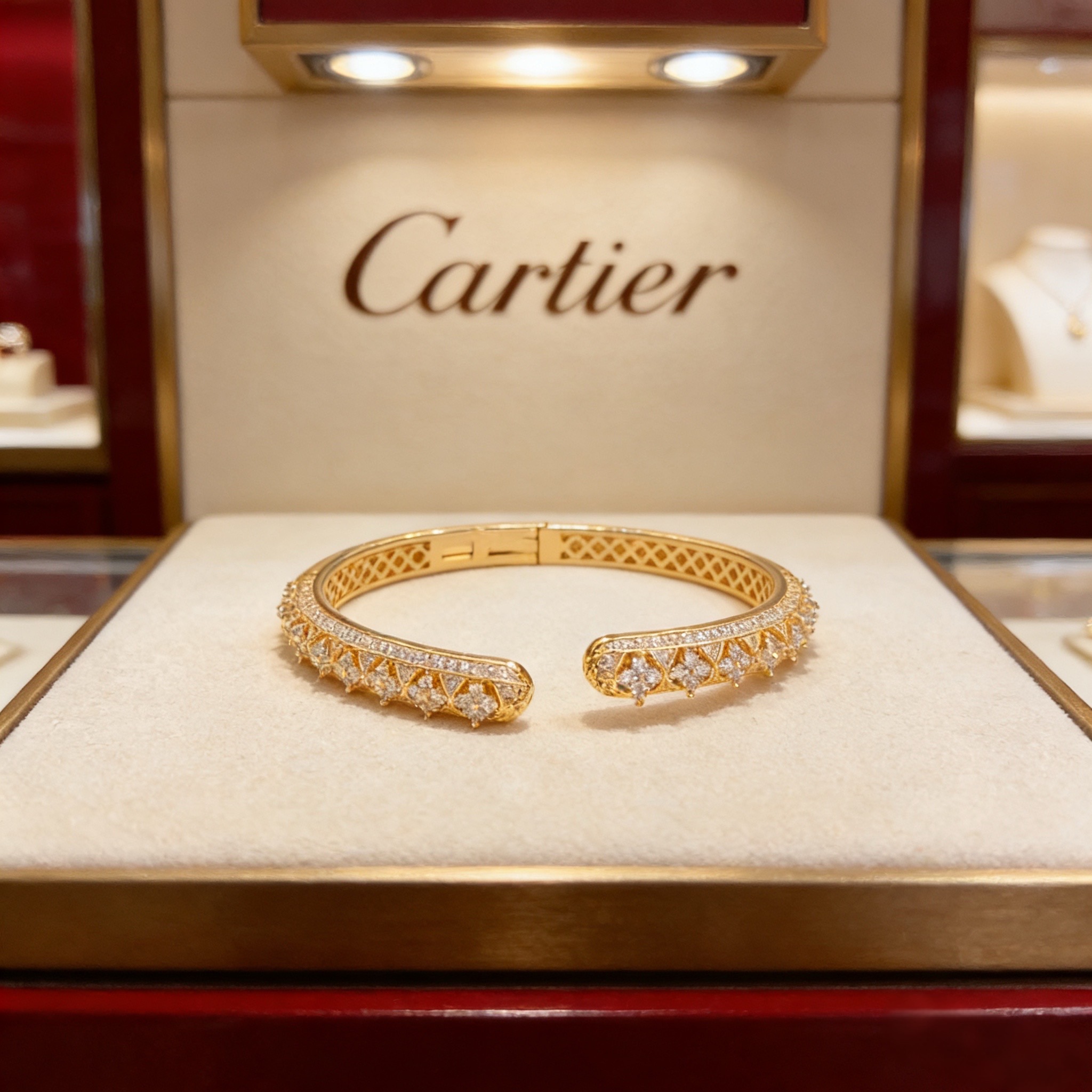 NO:725156,Cartier diamond-encrusted bracelet, high-end customized version, diamond-encrusted craftsmanship, V gold material, classic and fashionable style, reconstruct the aesthetics of love with sharp lines!  Breaking the rules, the diamond-encrusted design actually achieves the ceiling of high-end sense - no need for flashy accumulation, love should be as pure as ever. Cartier is loved by many celebrities and Internet celebrities. The Leopard series bracelet is absolutely an eternal classic, and it is not limited to men and women, and there is no age limit!  Wear it and you will be the center of attention!  , jewelry boutique, cartier, bracelet19860909卡地亚镶钻手镯 高端定制版本 镶嵌钻工艺 V金材质 经典而时尚风格 用凌厉线条重构爱情美学！打破常规,镶嵌钻设计反而成就高级感天花板——无需浮华堆砌,爱本应纯粹如初 卡地亚受众多明星网红的爱戴 豹子系列手镯 绝对是永恒经典 而且男女不限 年龄不限 ！戴上它你就是焦点！,饰品精品,cartier,bracelet,Jewelry