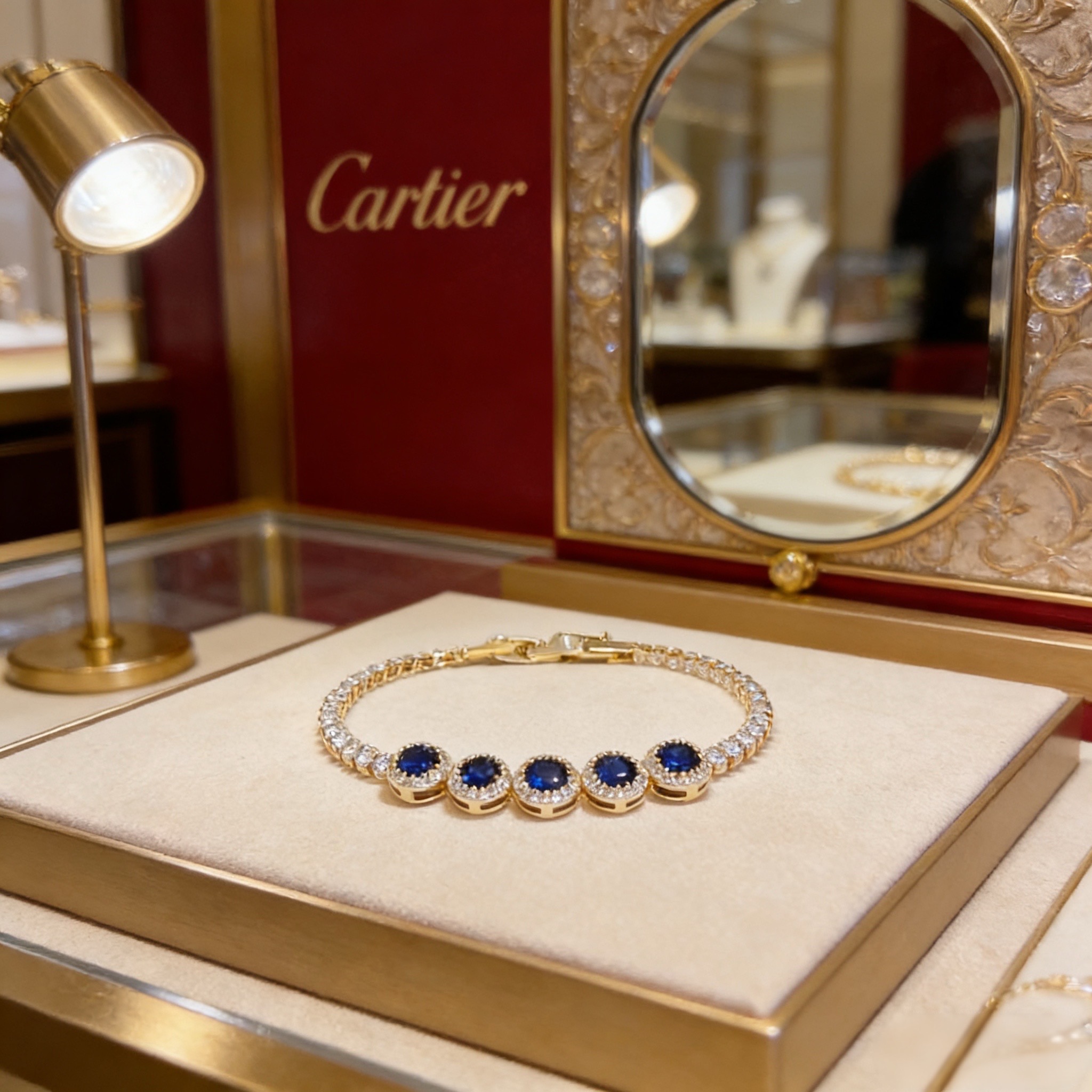 卡地亚镶钻手链 高端定制版本 镶嵌钻工艺 V金材质 经典而时尚风格 用凌厉线条重构爱情美学！打破常规，镶