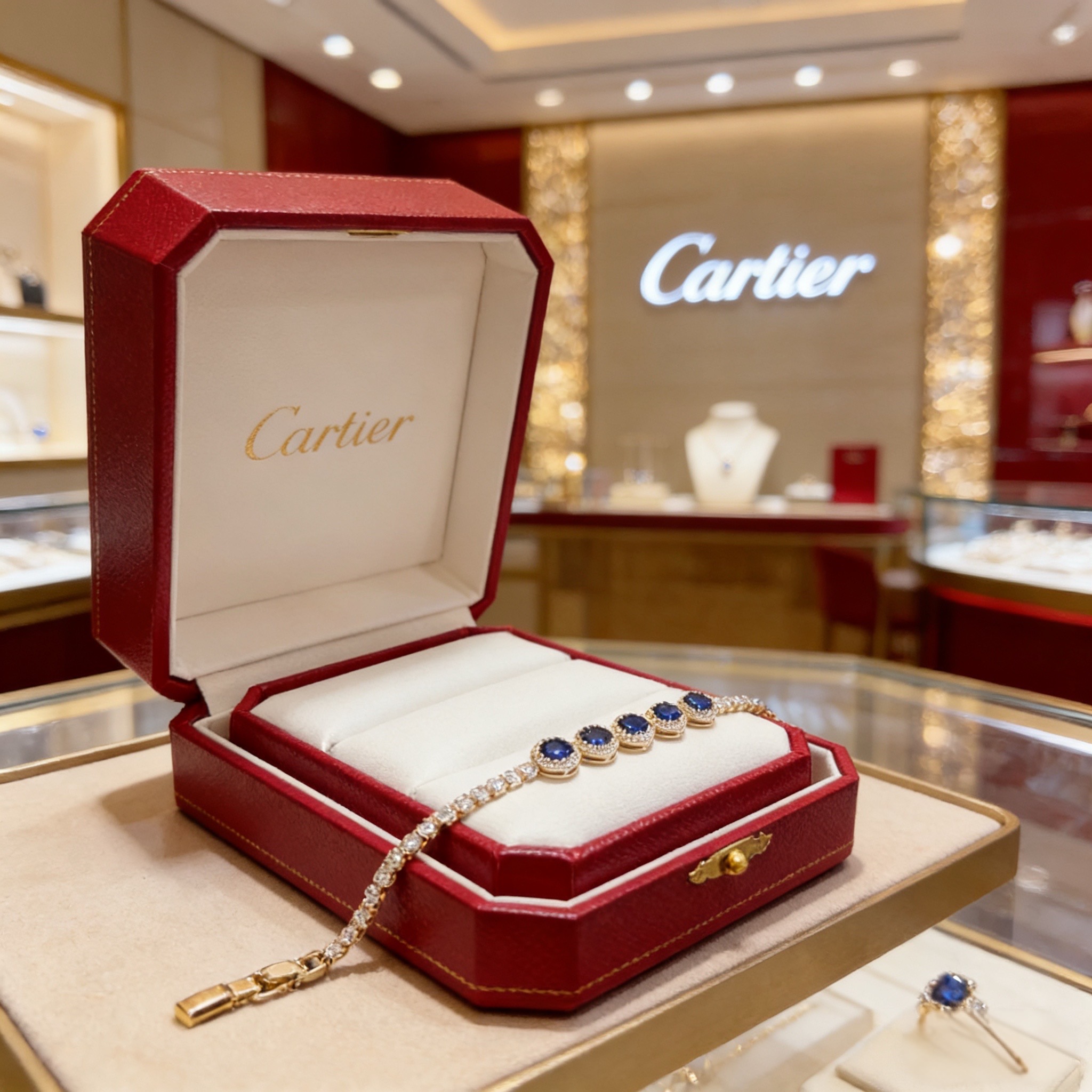 卡地亚镶钻手链 高端定制版本 镶嵌钻工艺 V金材质 经典而时尚风格 用凌厉线条重构爱情美学！打破常规，镶