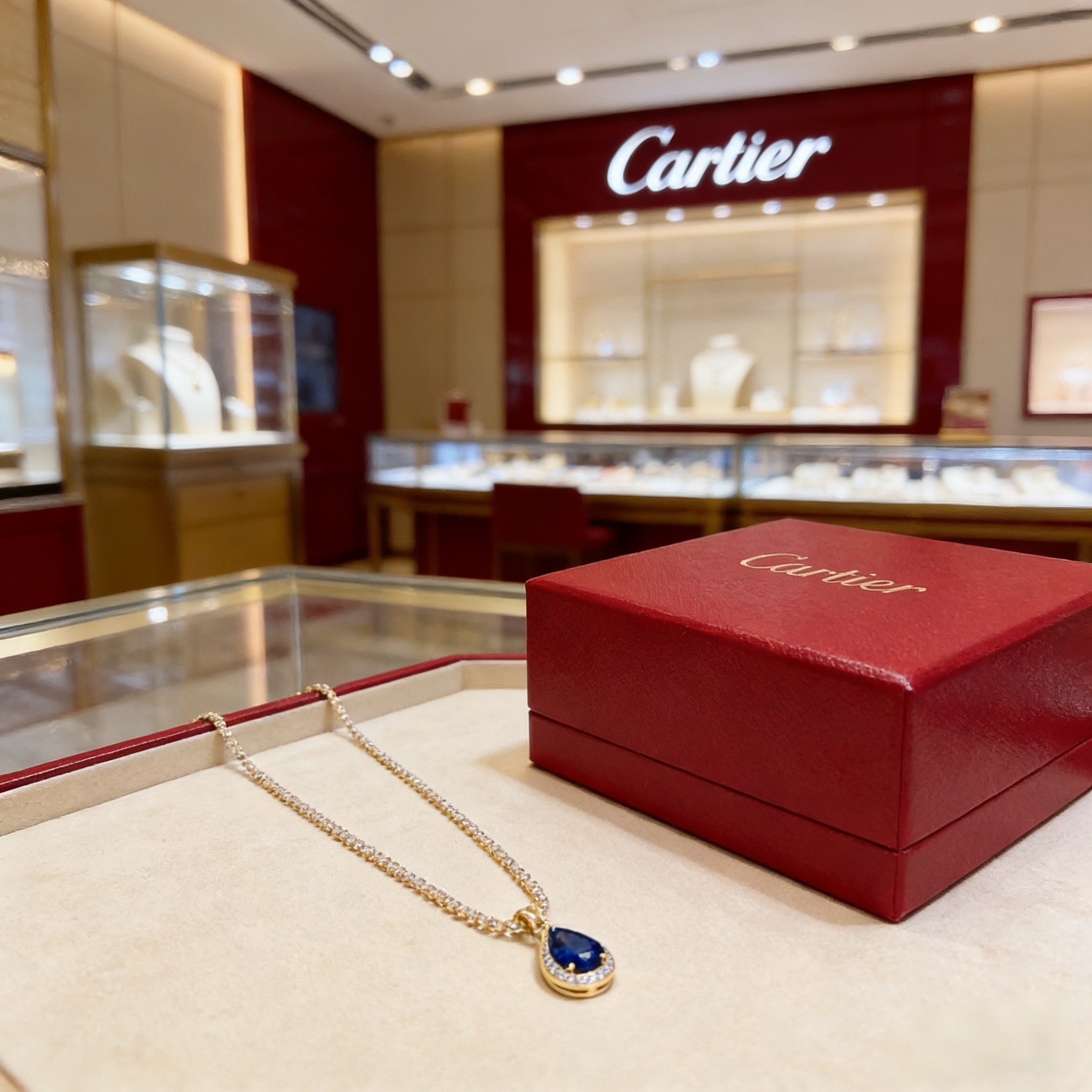 卡地亚镶钻项链 高端定制版本 镶嵌钻工艺 V金材质 经典而时尚风格 用凌厉线条重构爱情美学！打破常规，镶