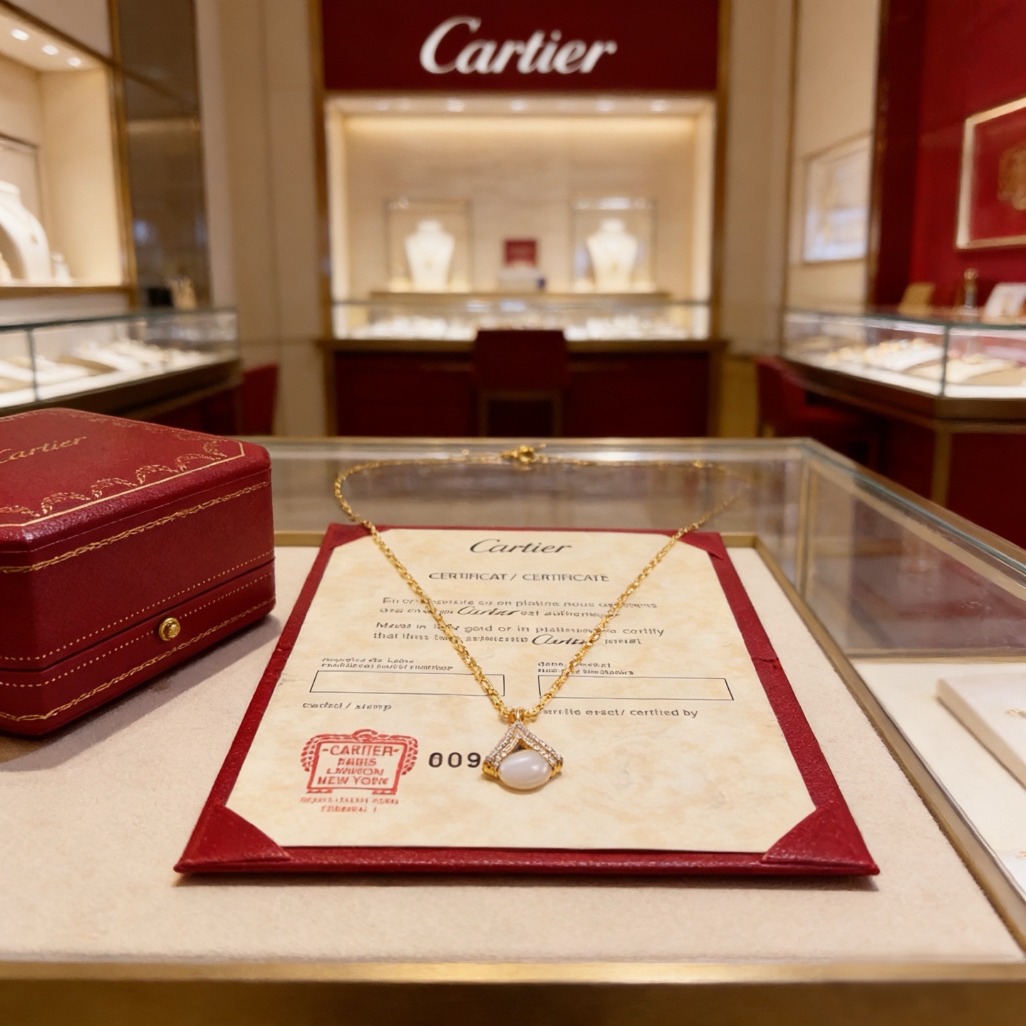 卡地亚镶钻项链 高端定制版本 镶嵌钻工艺 V金材质 经典而时尚风格 用凌厉线条重构爱情美学！打破常规，镶