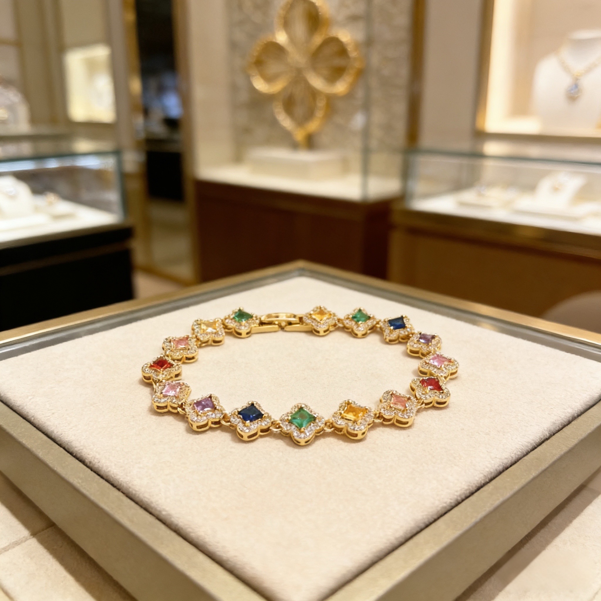 〔精工原版〕爆款 VCA四叶草🍀梵克雅宝手链 V金等级 经典之作 官网同款 时尚潮流 采用多层次金属雕刻