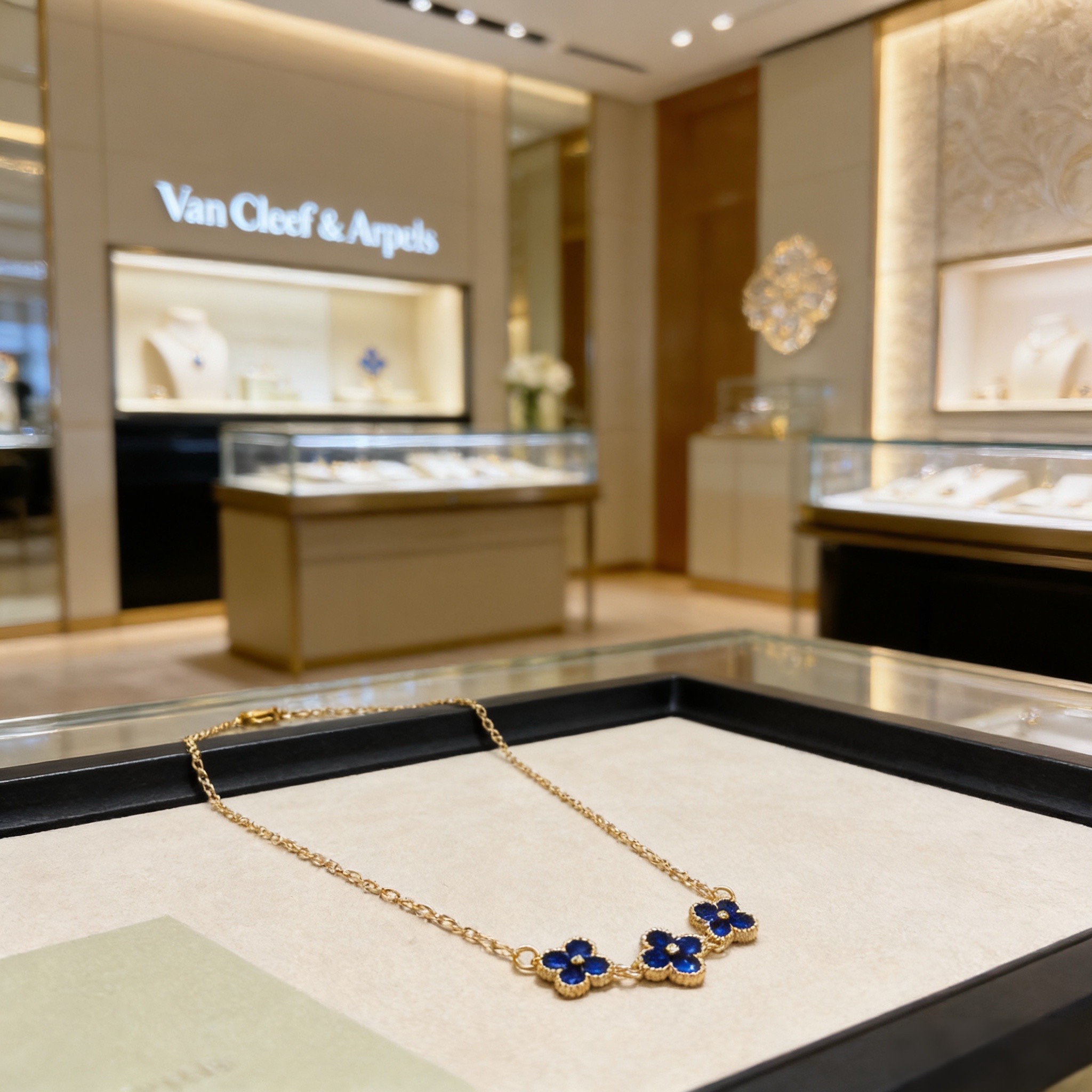 〔精工原版〕VCA四叶草🍀梵克雅🍛项链，经典之作 官网同款 时尚潮流 采用多层次金属雕刻设计 使花瓣更立