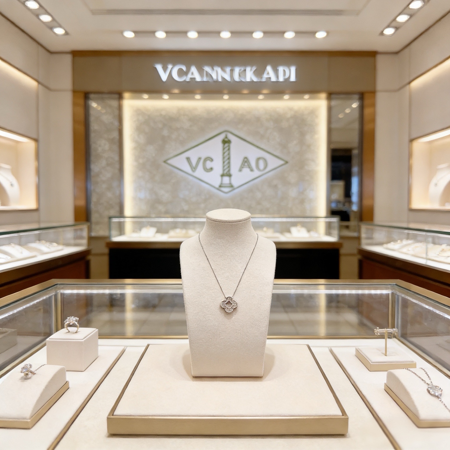 〔精工原版〕VCA四叶草🍀梵克雅🍛项链，经典之作 官网同款 时尚潮流 采用多层次金属雕刻设计 使花瓣更立