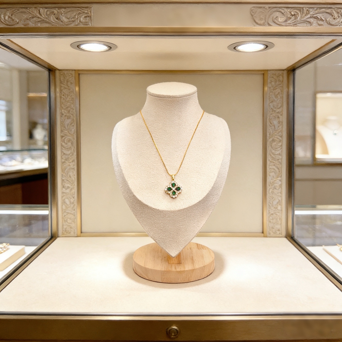 〔精工原版〕VCA四叶草🍀梵克雅🍛项链，经典之作 官网同款 时尚潮流 采用多层次金属雕刻设计 使花瓣更立