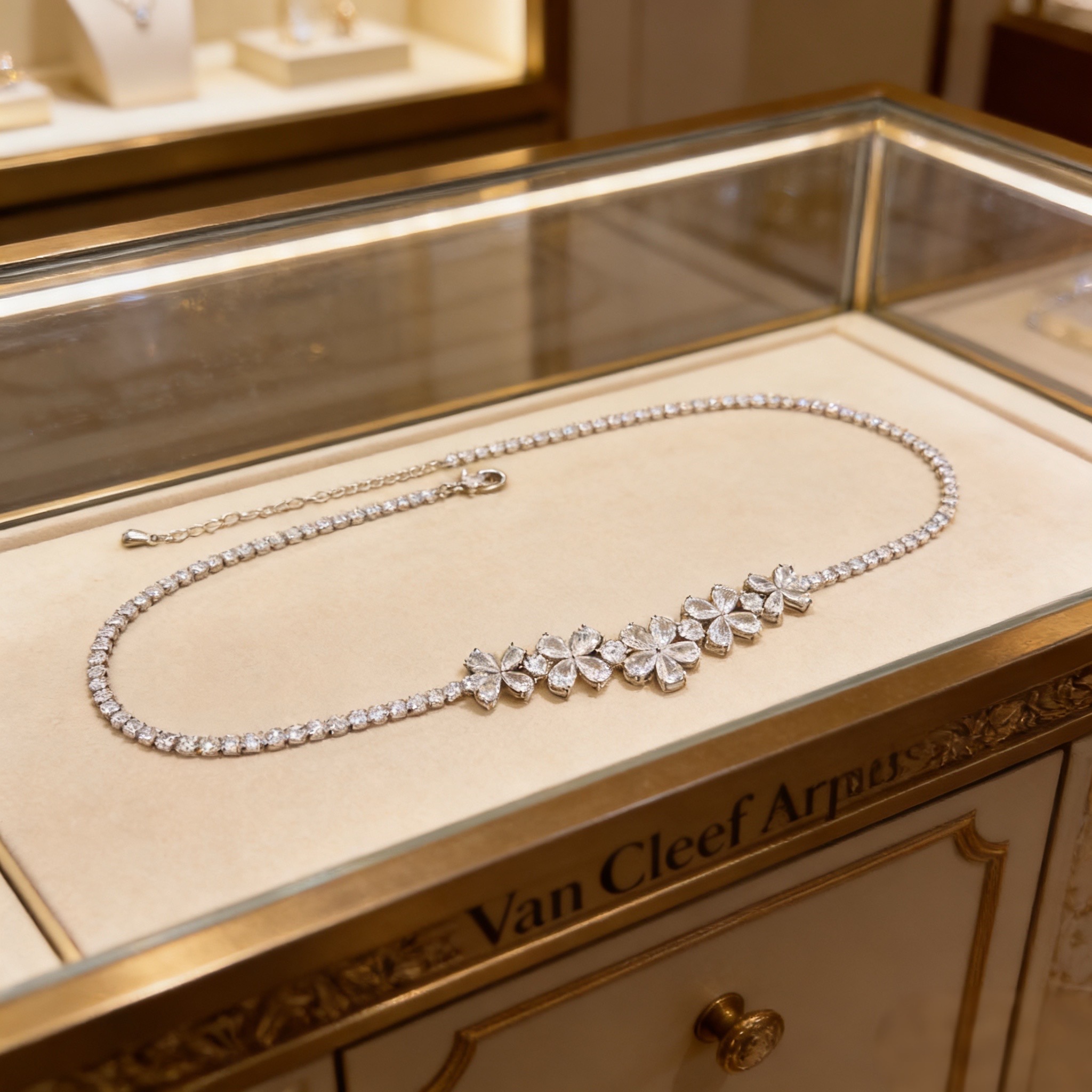 精工原版〕VCA四叶草🍀梵克雅🍛项链，经典之作 官网同款 时尚潮流 采用多层次金属雕刻设计 使花瓣更立体