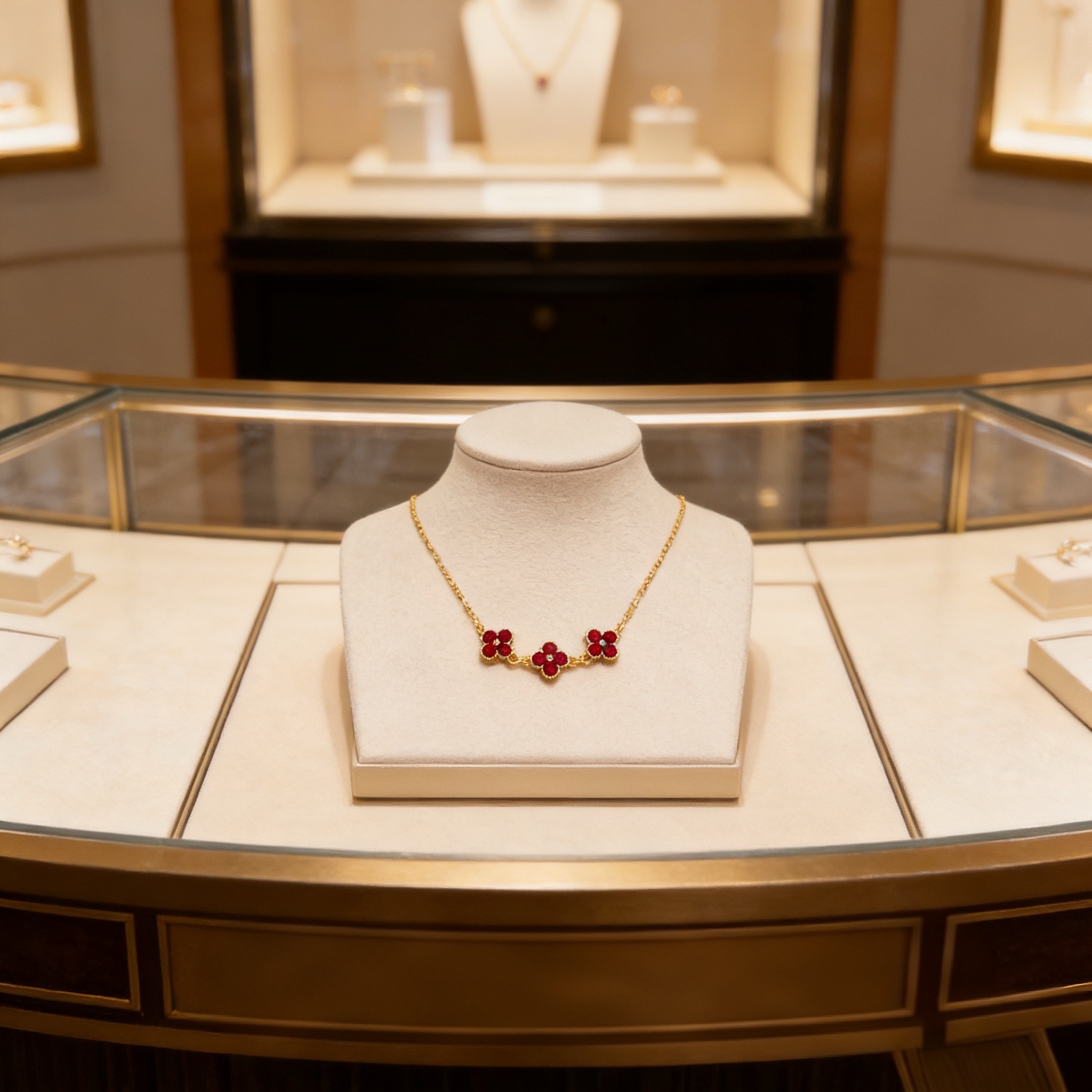 精工原版〕VCA四叶草🍀梵克雅🍛项链，经典之作 官网同款 时尚潮流 采用多层次金属雕刻设计 使花瓣更立体