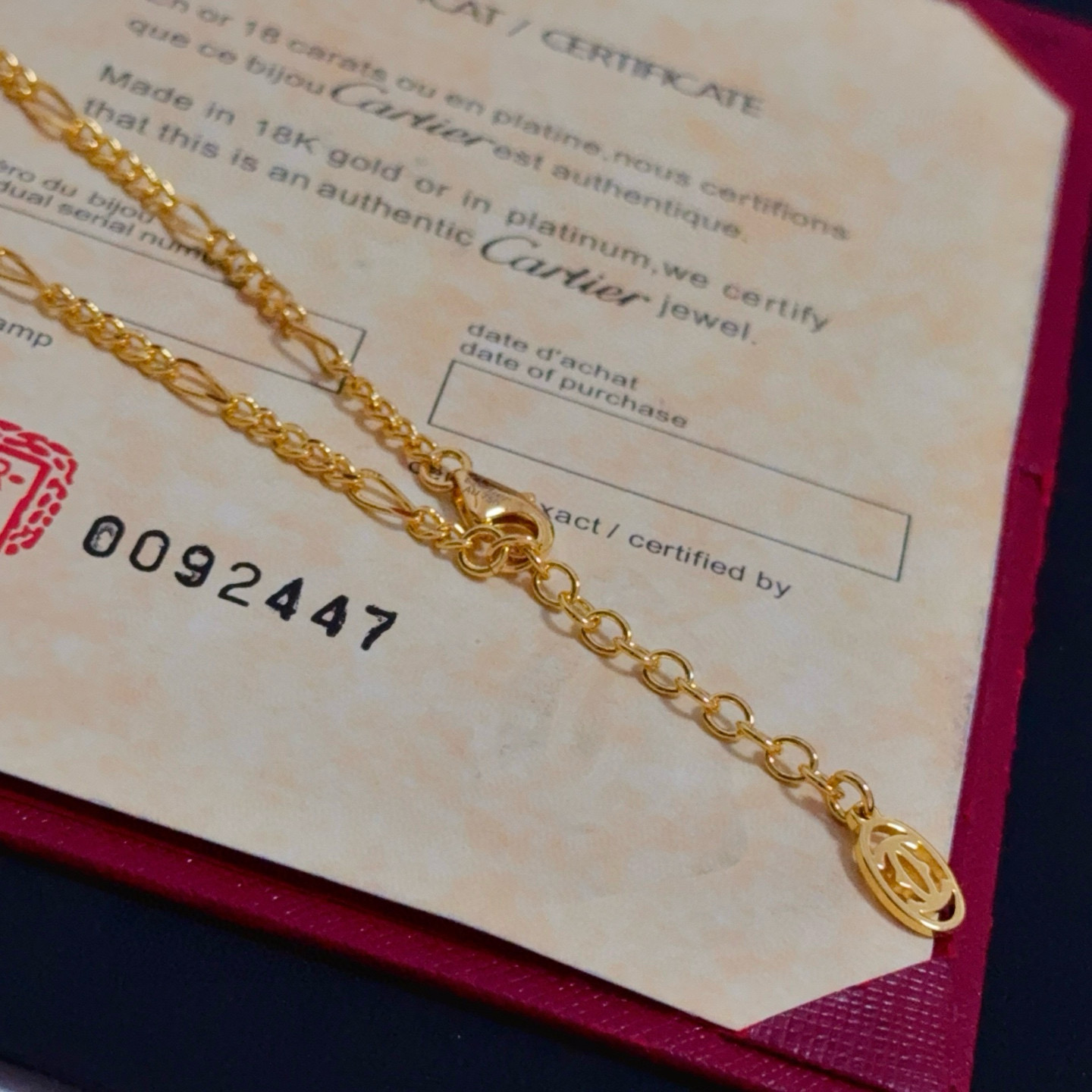 卡地亚镶钻项链 高端定制版本 镶嵌钻工艺 V金材质 经典而时尚风格 用凌厉线条重构爱情美学！打破常规，镶