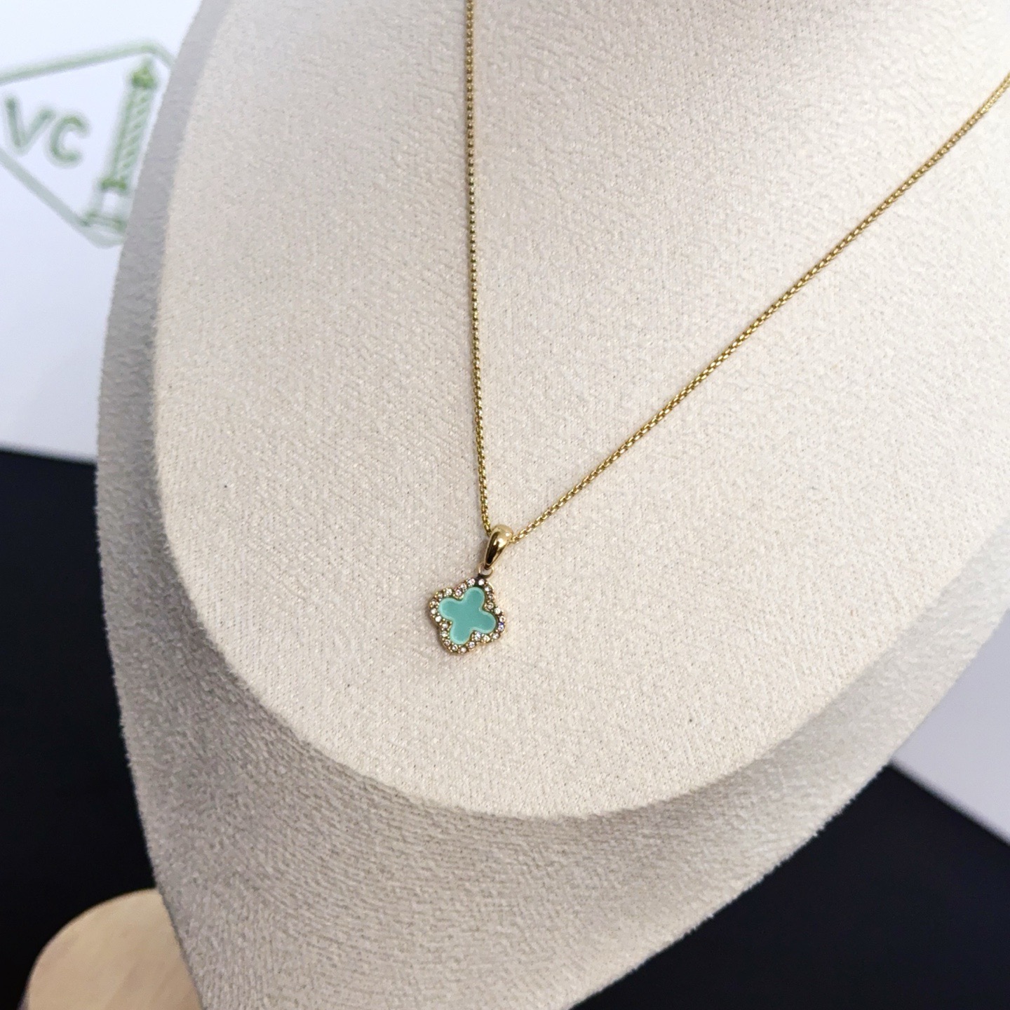 〔精工原版〕爆款 VCA四叶草🍀梵克雅宝项链 V金等级 经典之作 官网同款 时尚潮流 采用多层次金属雕刻