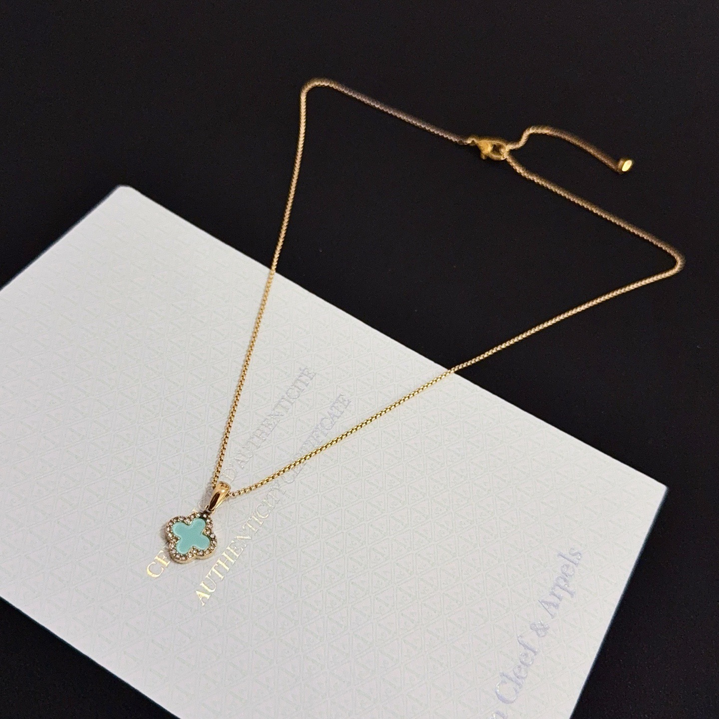 〔精工原版〕爆款 VCA四叶草🍀梵克雅宝项链 V金等级 经典之作 官网同款 时尚潮流 采用多层次金属雕刻