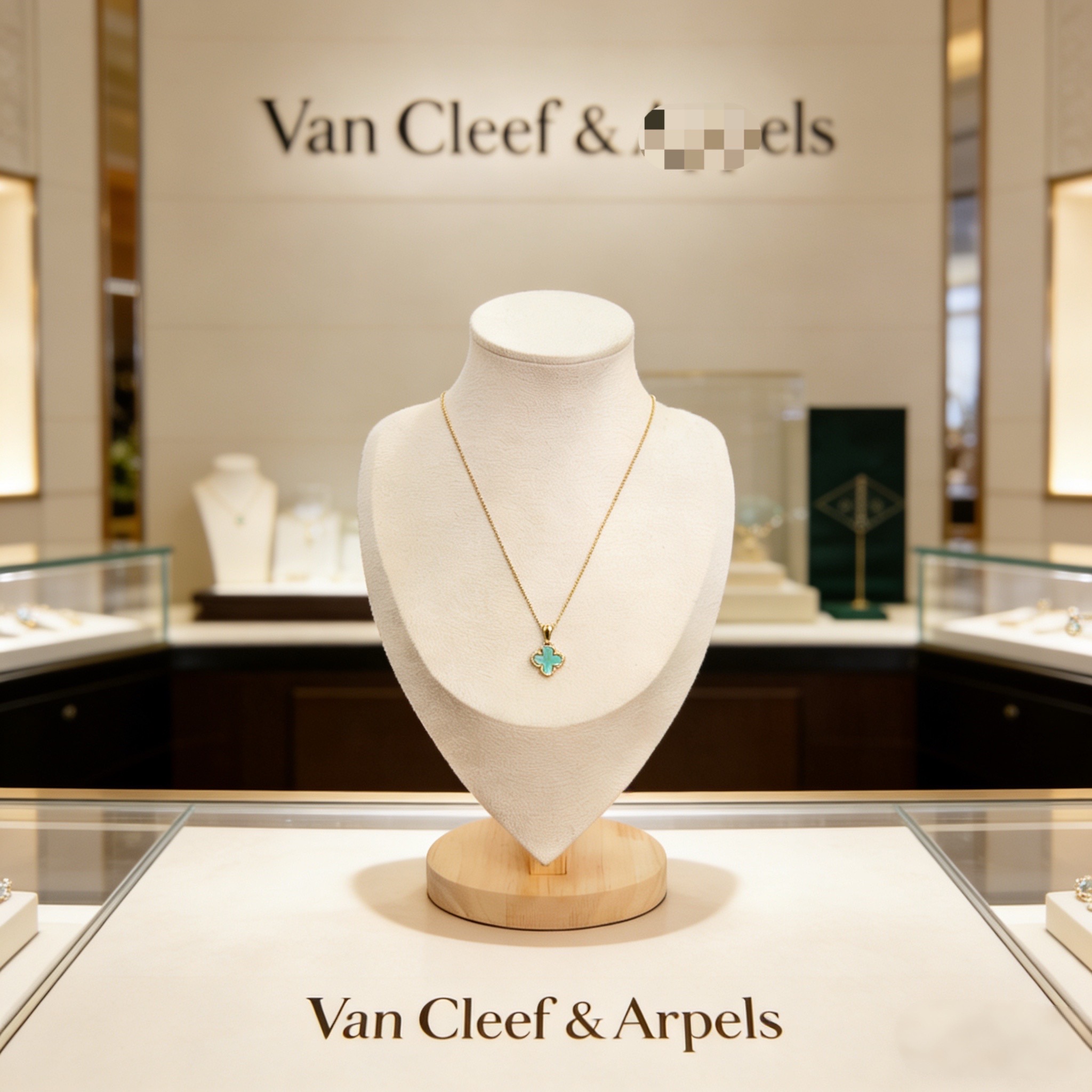 〔精工原版〕爆款 VCA四叶草🍀梵克雅宝项链 V金等级 经典之作 官网同款 时尚潮流 采用多层次金属雕刻