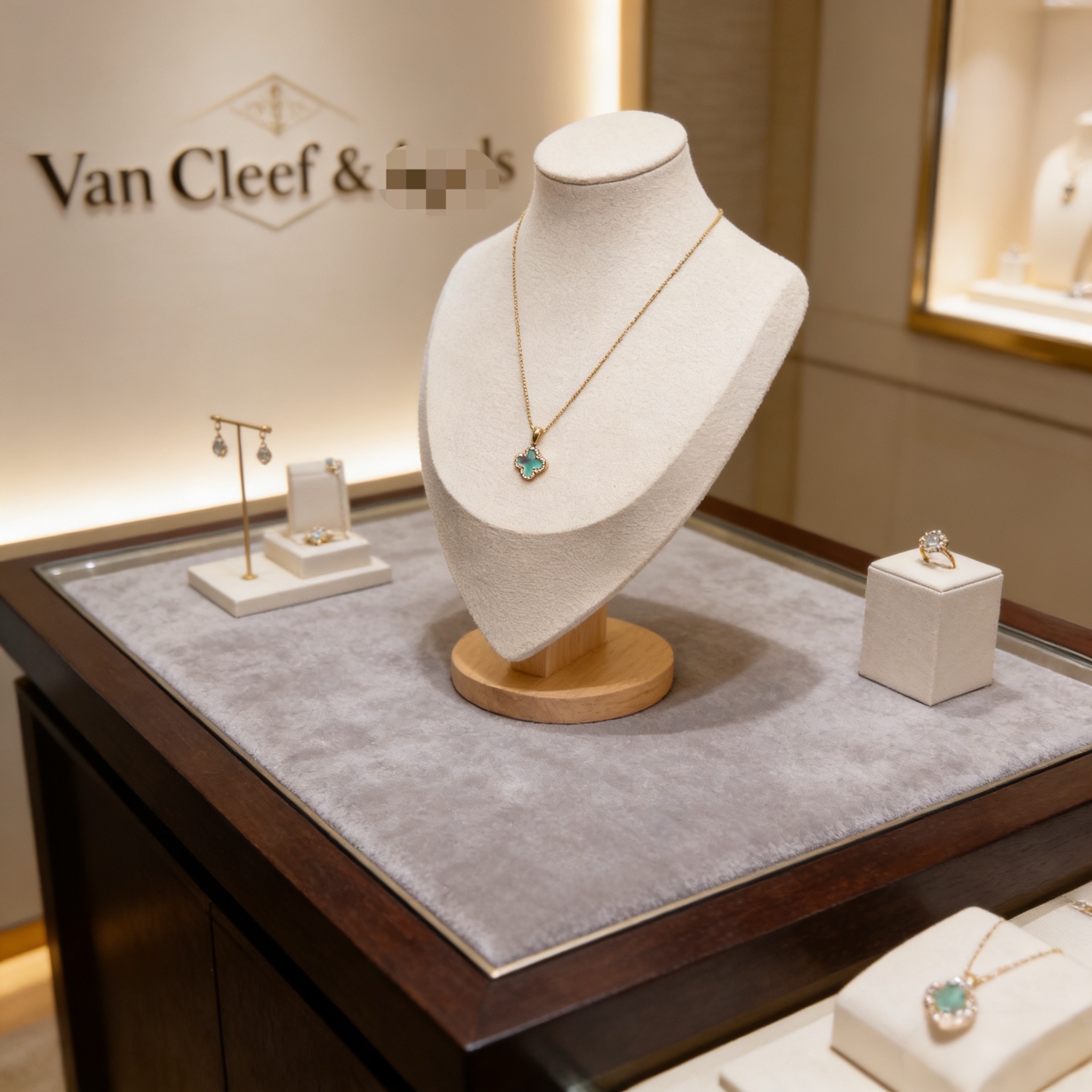 〔精工原版〕爆款 VCA四叶草🍀梵克雅宝项链 V金等级 经典之作 官网同款 时尚潮流 采用多层次金属雕刻