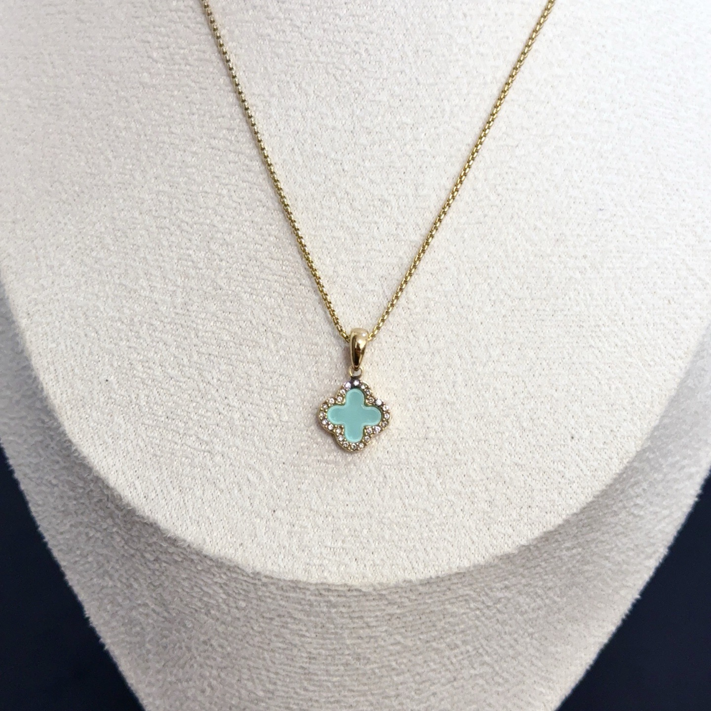 〔精工原版〕爆款 VCA四叶草🍀梵克雅宝项链 V金等级 经典之作 官网同款 时尚潮流 采用多层次金属雕刻