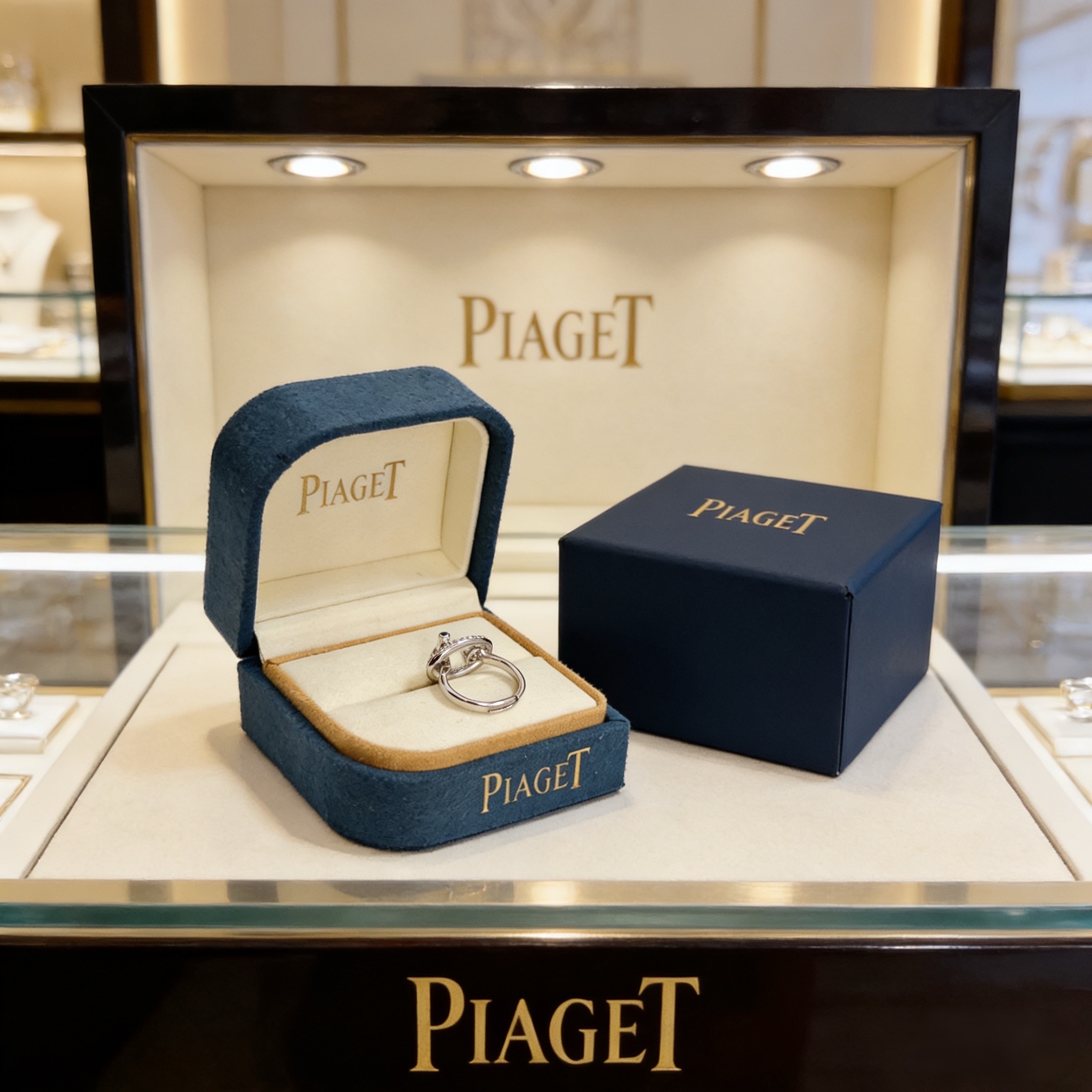 Piaget Possibly Limelight Gala cassa in oro bianco, lunetta con diamanti, quadrante bianco, bracciale in argento 32 mm Automatico da donna