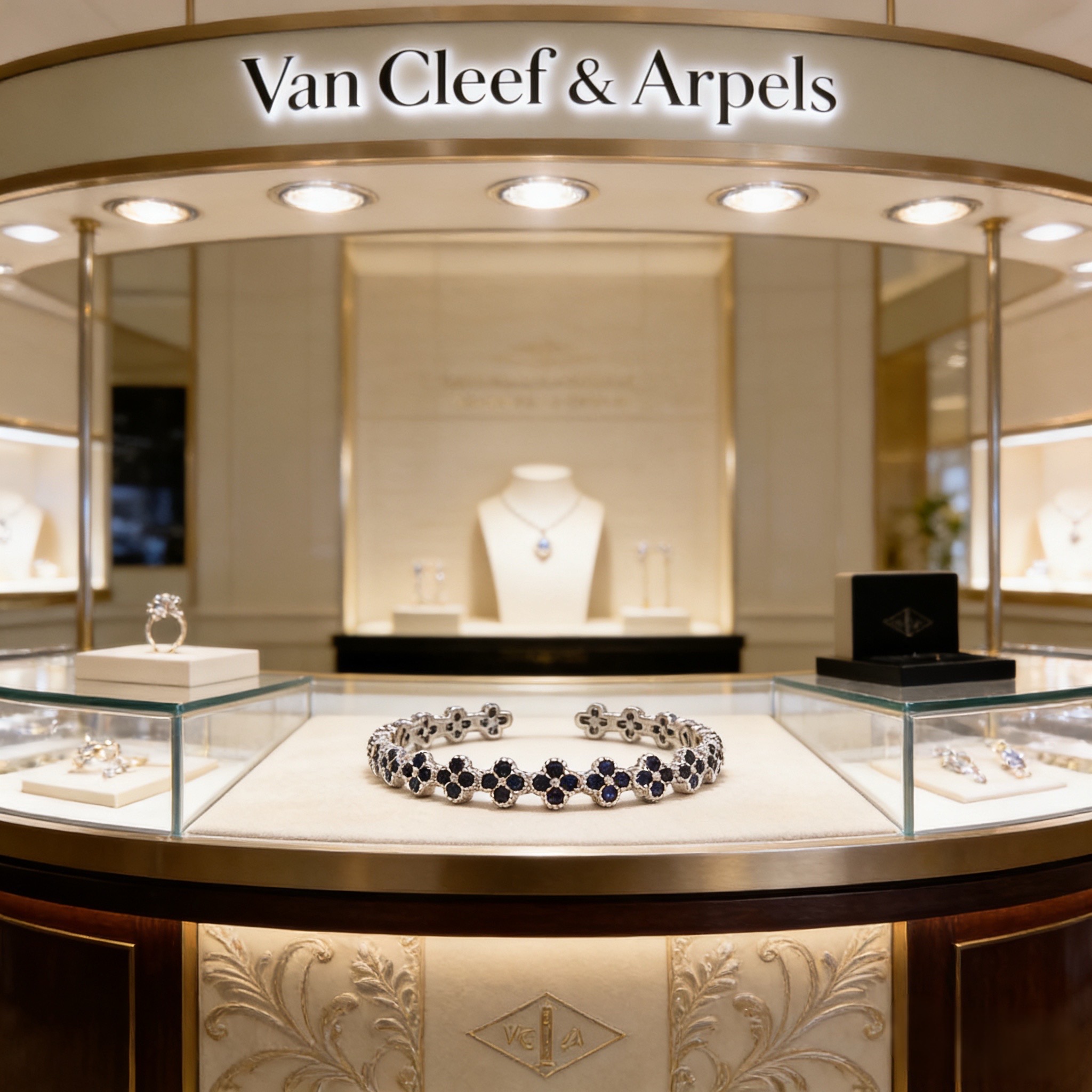 〔精工原版〕圣诞🎄爆款 VCA四叶草🍀梵克雅宝手镯 V金等级 经典之作 官网同款 时尚潮流 采用多层次金