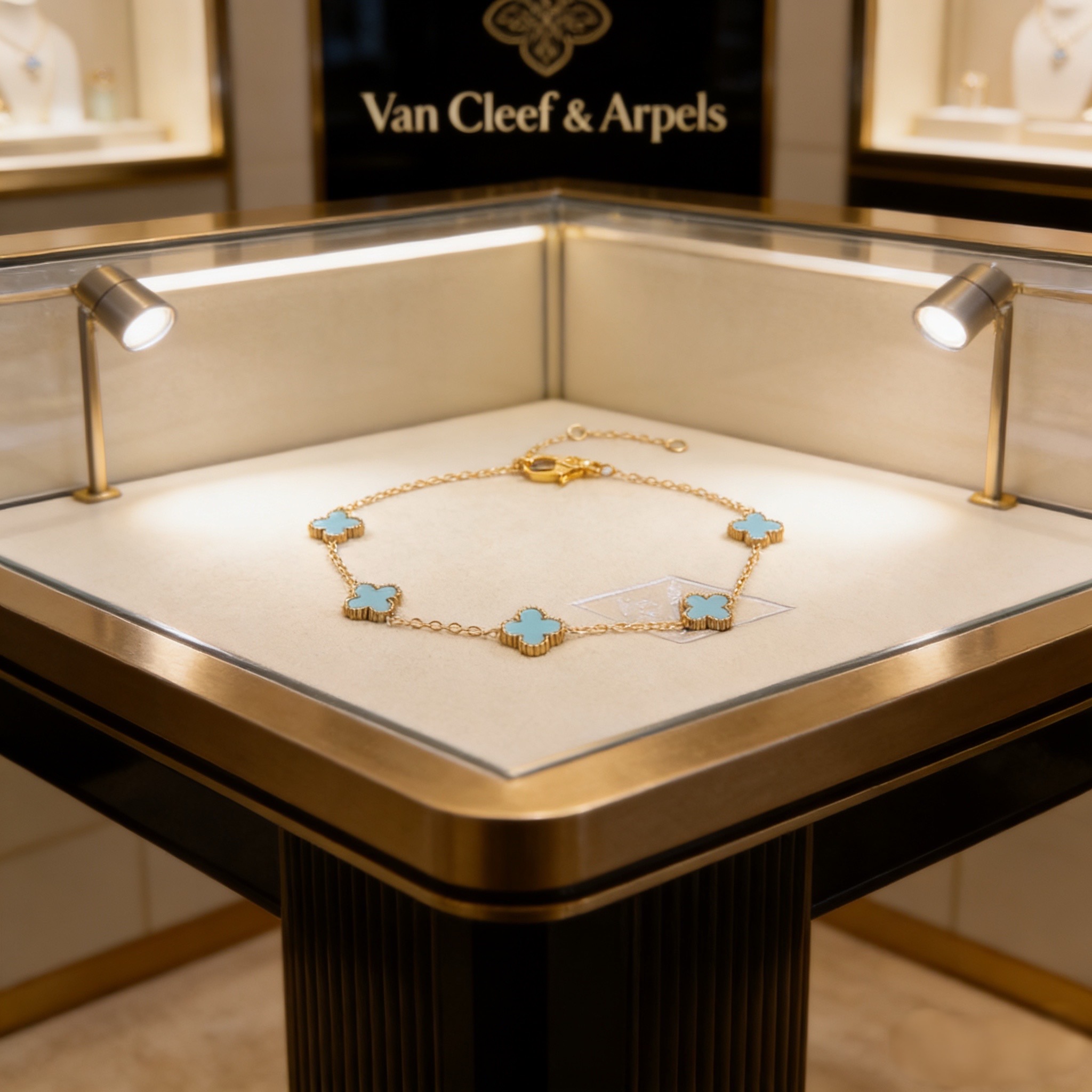 〔精工原版〕VCA四叶草🍀梵克雅🍛手链 经典之作 官网同款 时尚潮流 采用多层次金属雕设计 使花瓣更立体