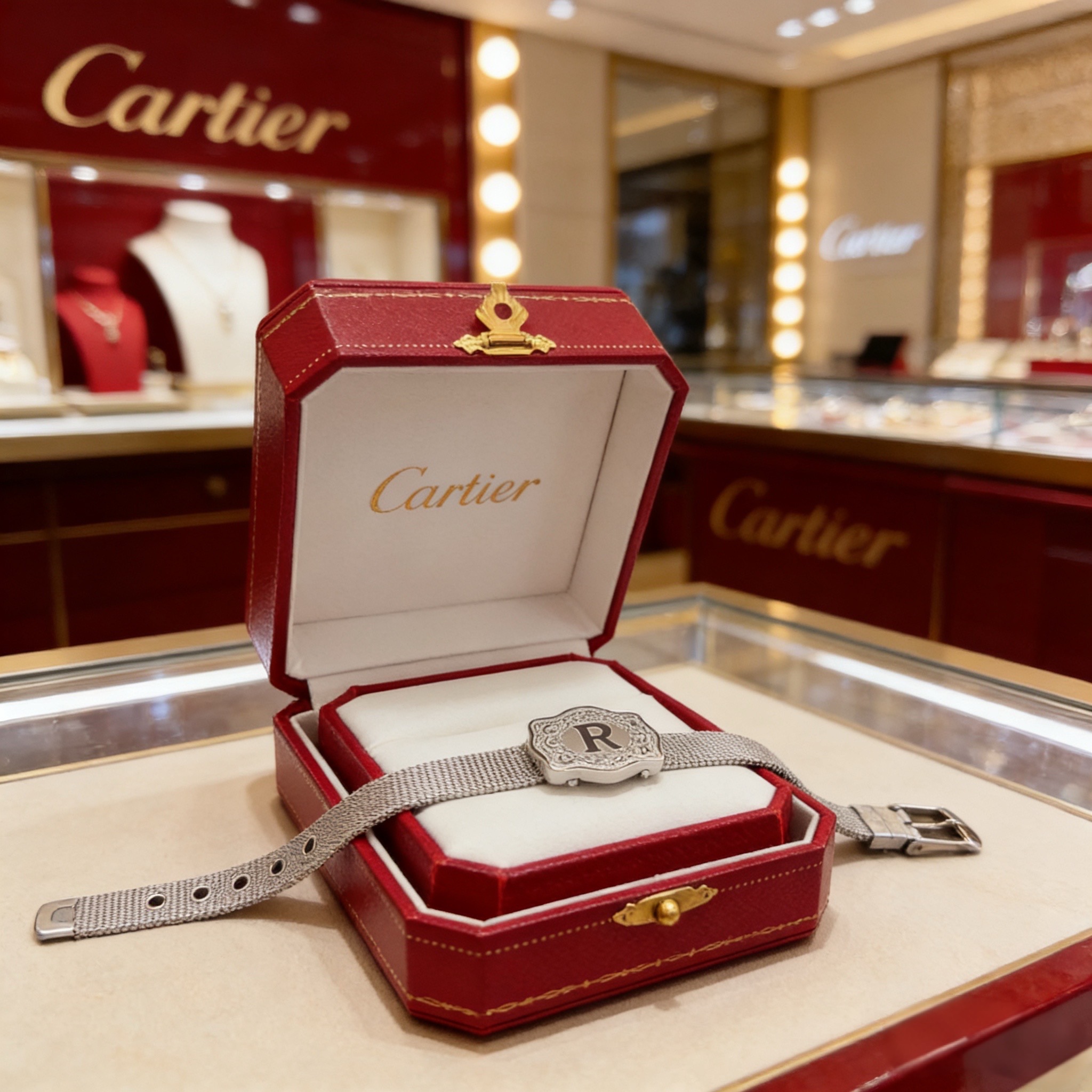 卡地亚！ 手链 高端定制版本 镶嵌钻工艺 V金材质 经典而时尚风格 用凌厉线条重构爱情美学！打破常规，镶