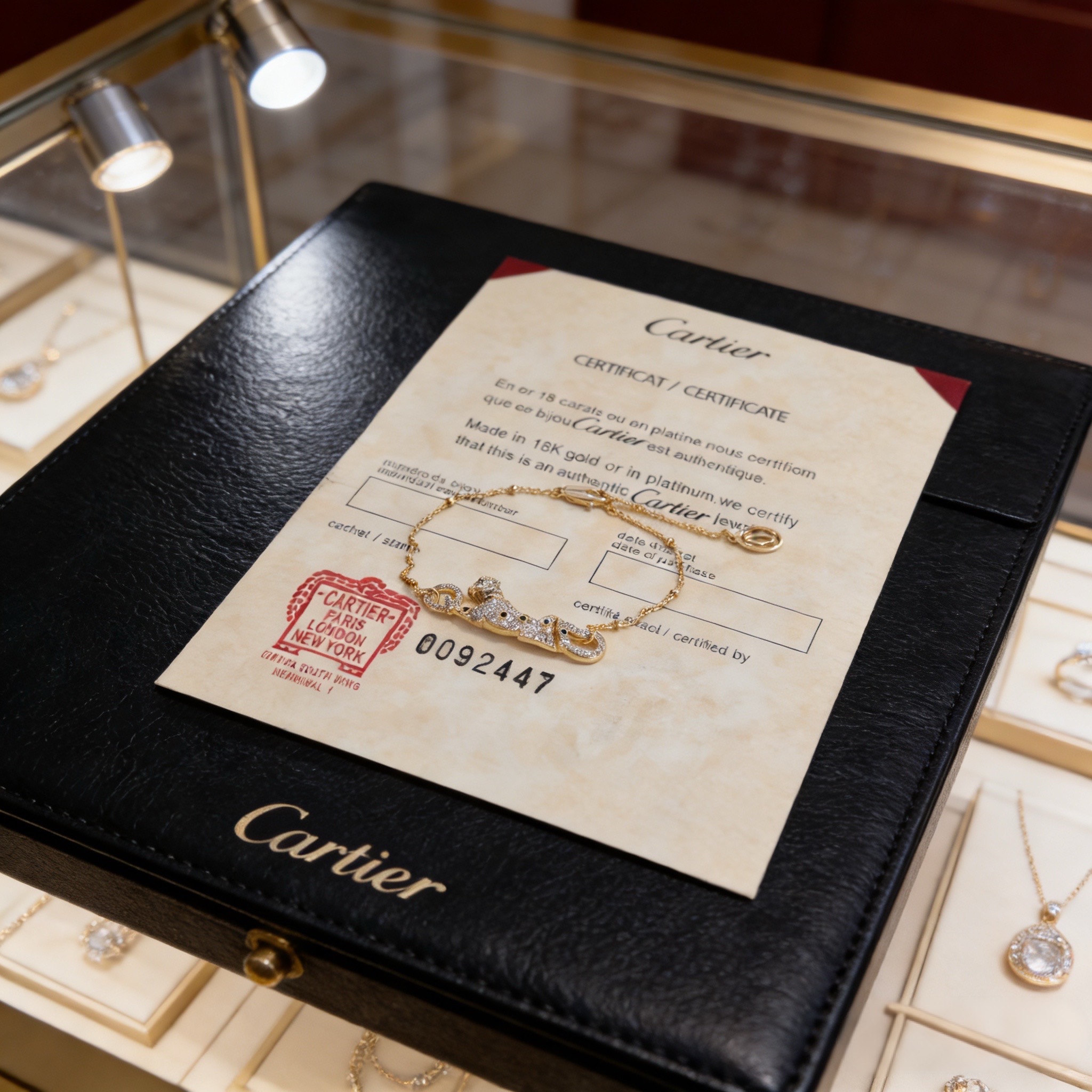 Cartier 卡地亚镶钻猎豹手链 高端定制版本 镶嵌钻工艺 V金材质 而 风格 用凌厉线条重构爱情美学 打破常规