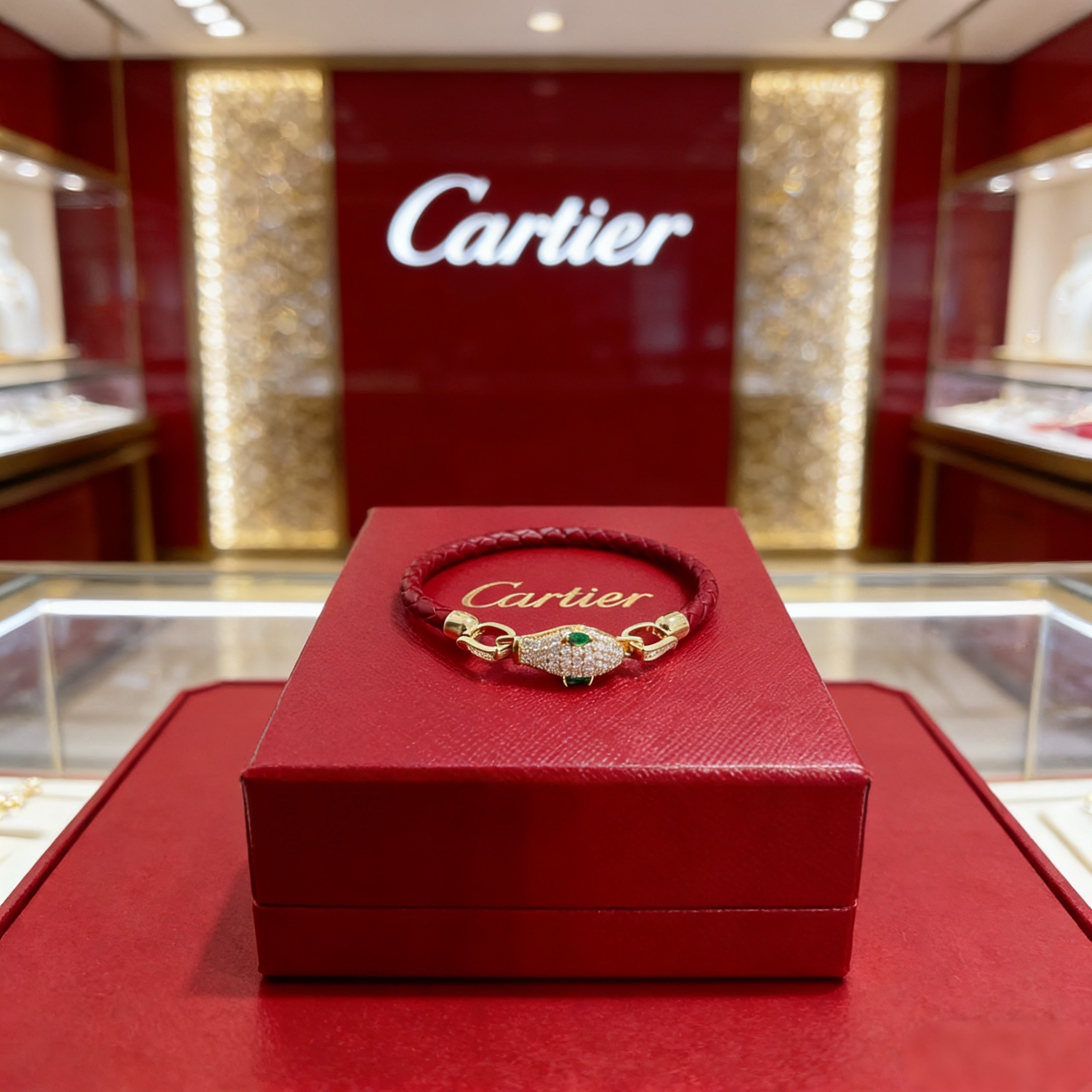 NO:754956,Cartier diamond-encrusted leather cord bracelet. High-end customized version. Diamond-encrusted craftsmanship. V gold material. Classic and fashionable style. Reconstruct the aesthetics of love with sharp lines!  Breaking the rules, the diamond-encrusted design actually achieves the ceiling of high-end sense - no need for flashy accumulation, love should be as pure as ever. Cartier is loved by many celebrities and Internet celebrities. The Leopard series bracelet is absolutely an eternal classic, and it is not limited to men and women, and there is no age limit!  Wear it and you will be the center of attention!  , jewelry boutique, cartier, bracelet19860909卡地亚镶钻皮绳手镯 高端定制版本 镶嵌钻工艺 V金材质 经典而时尚风格 用凌厉线条重构爱情美学！打破常规,镶嵌钻设计反而成就高级感天花板——无需浮华堆砌,爱本应纯粹如初 卡地亚受众多明星网红的爱戴 豹子系列手镯 绝对是永恒经典 而且男女不限 年龄不限 ！戴上它你就是焦点！,饰品精品,cartier,bracelet,Jewelry